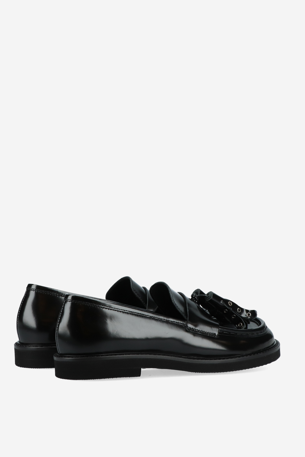 Tassel leather loafers