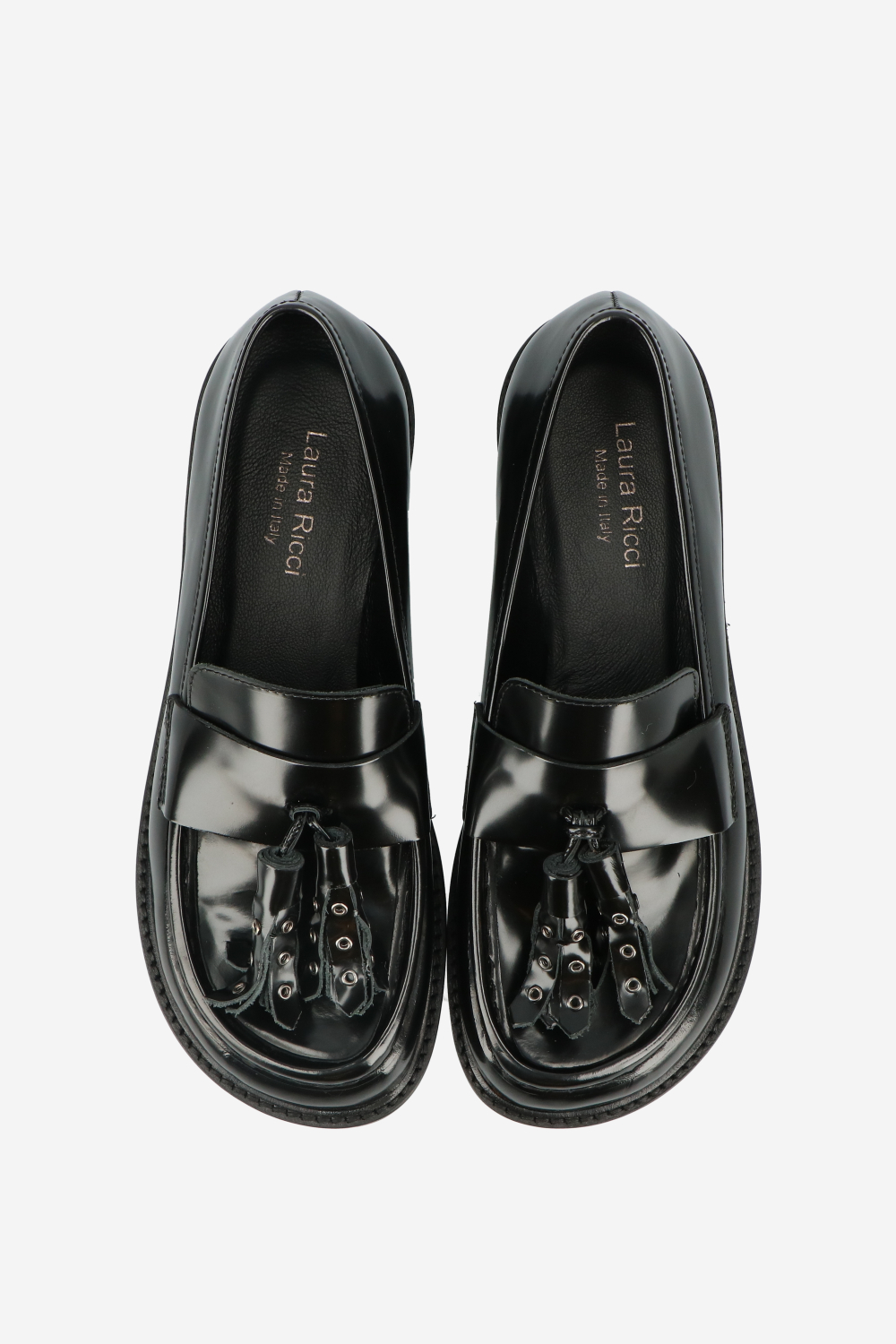 Tassel leather loafers