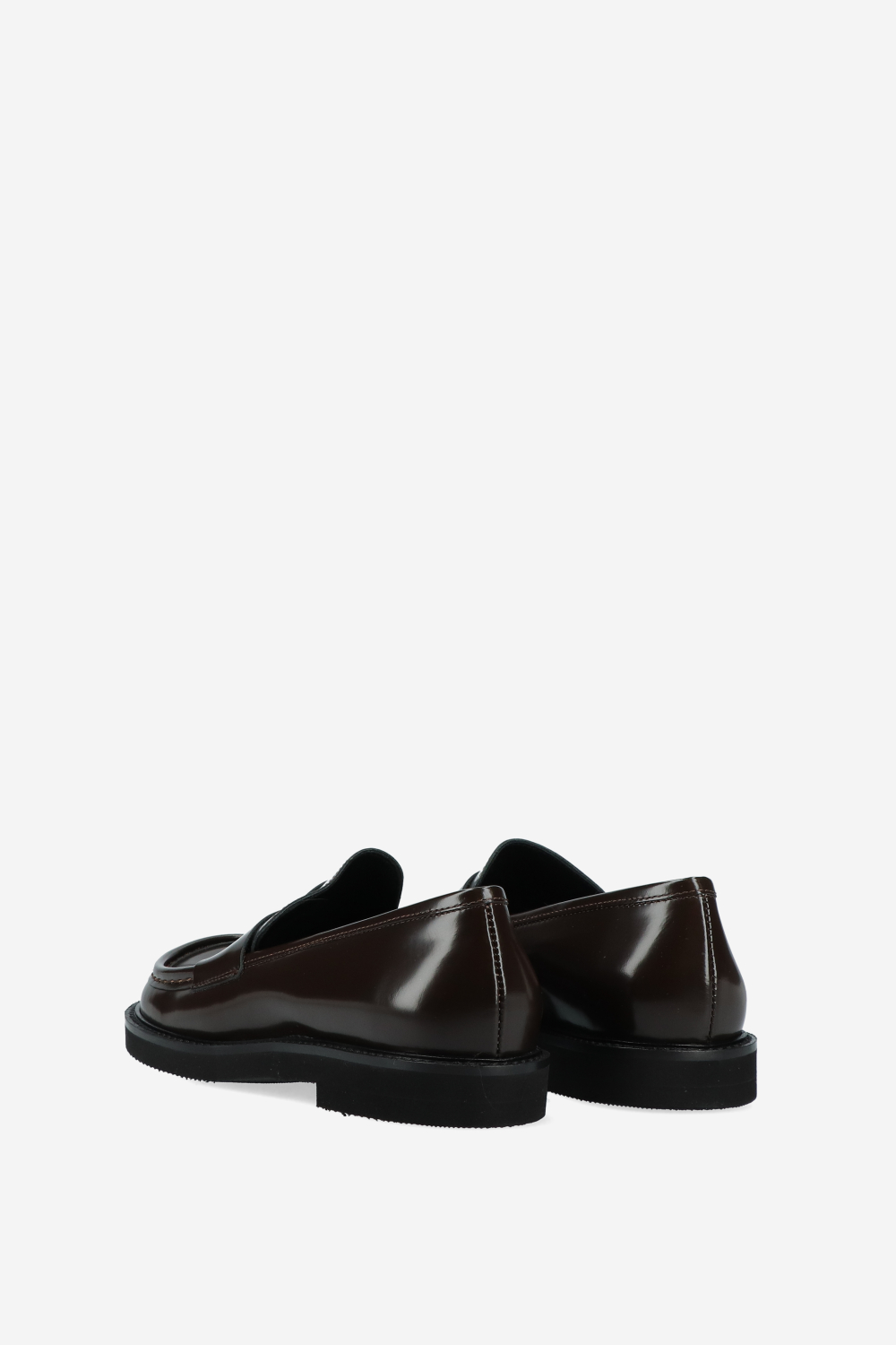 Polished leather loafers