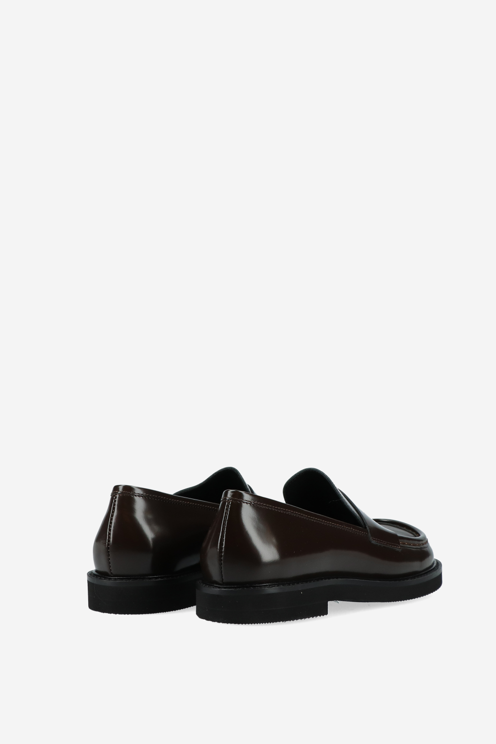 Polished leather loafers