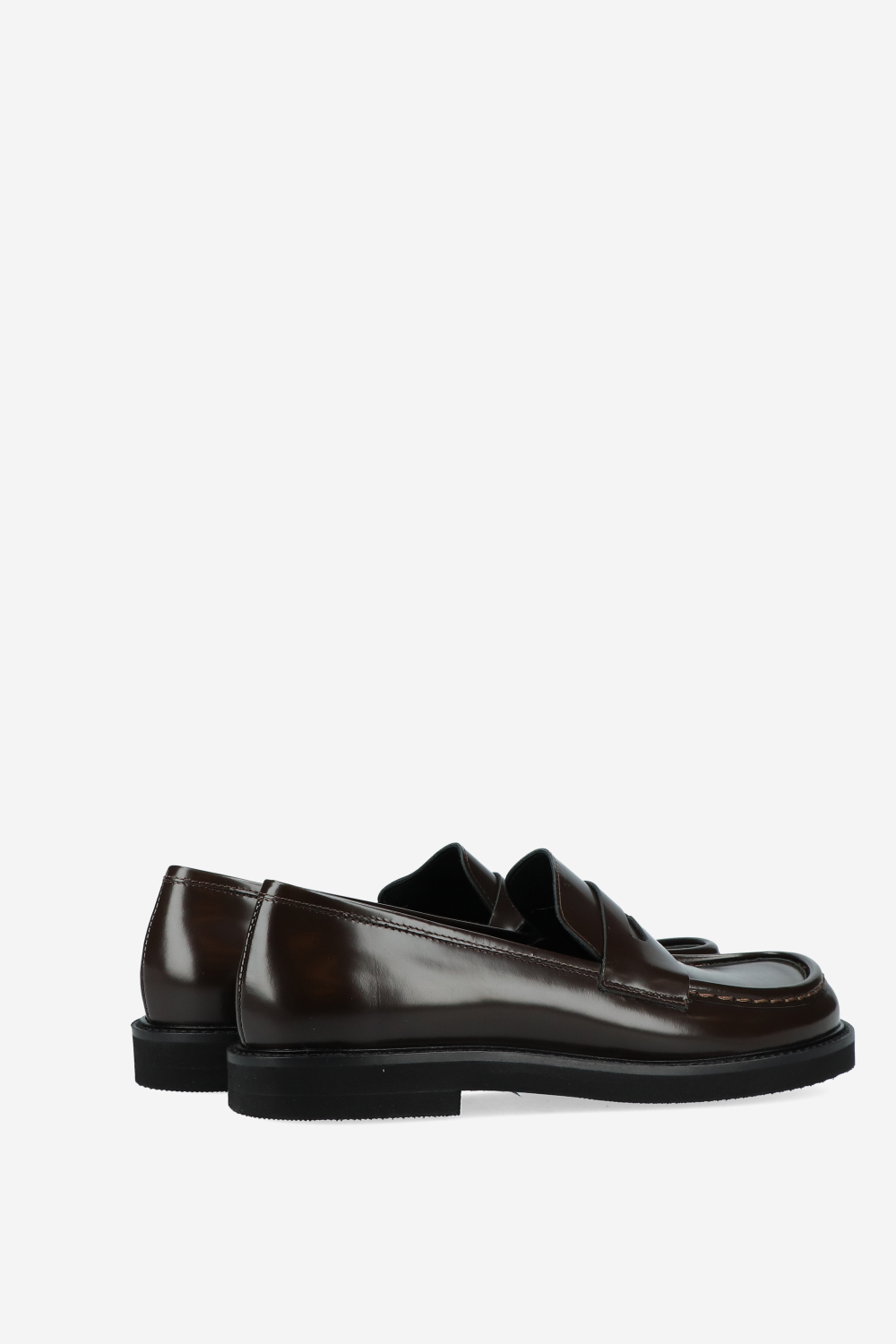 Polished leather loafers
