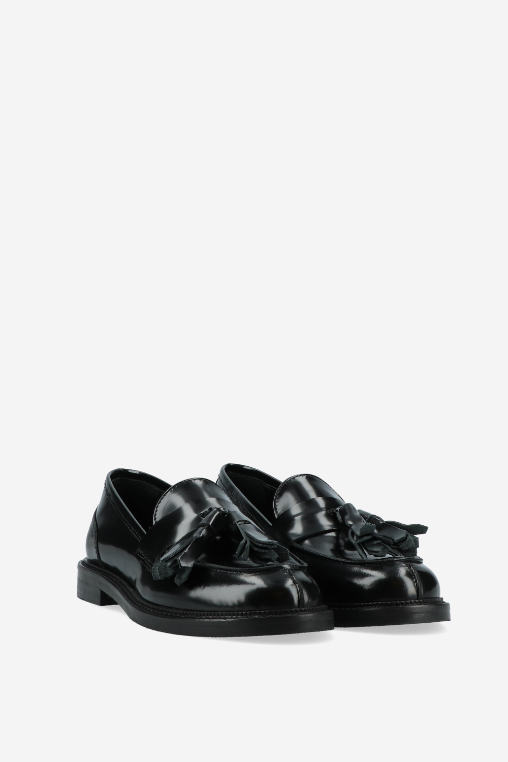 Tassel leather loafers