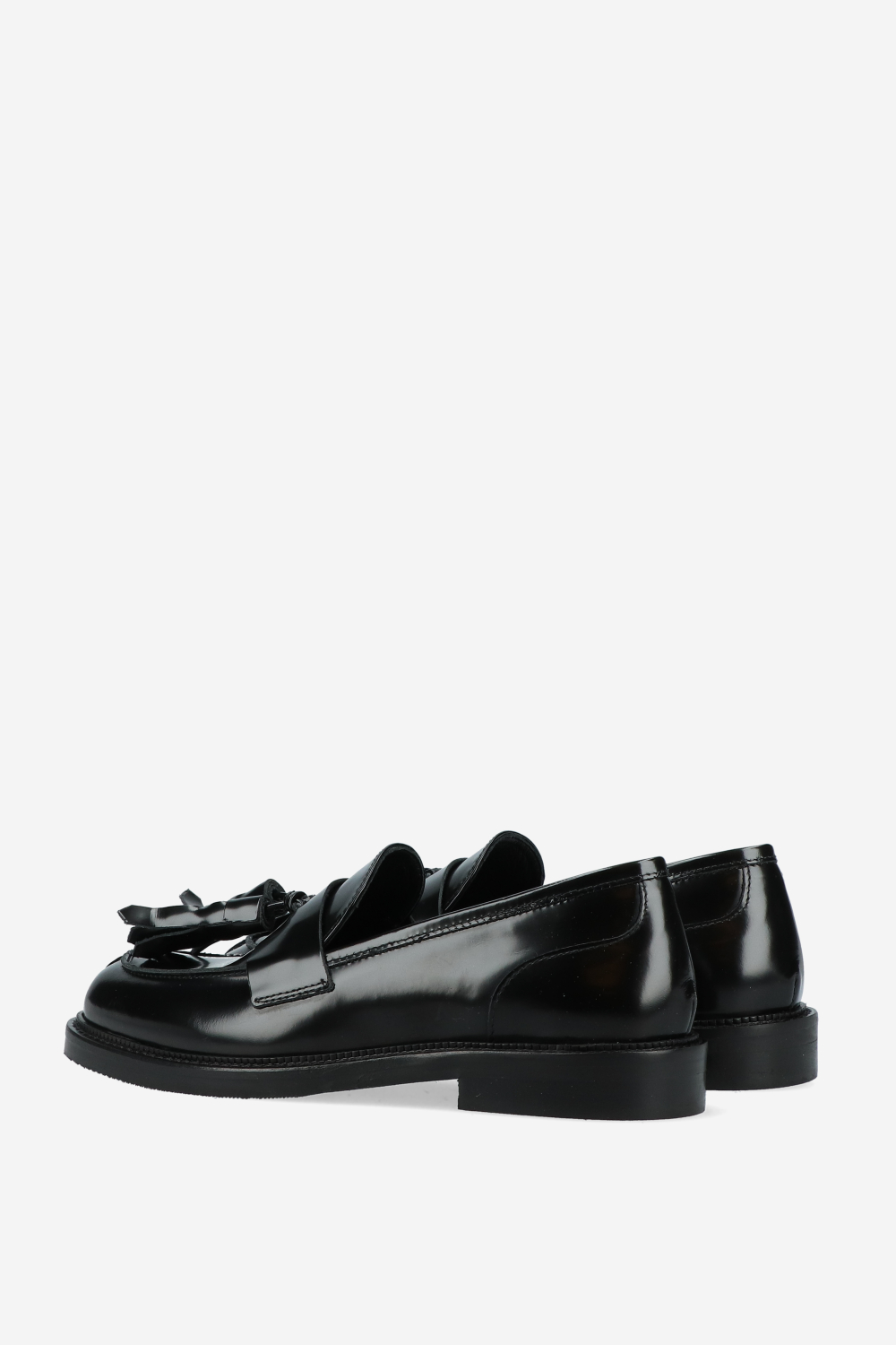 Tassel leather loafers