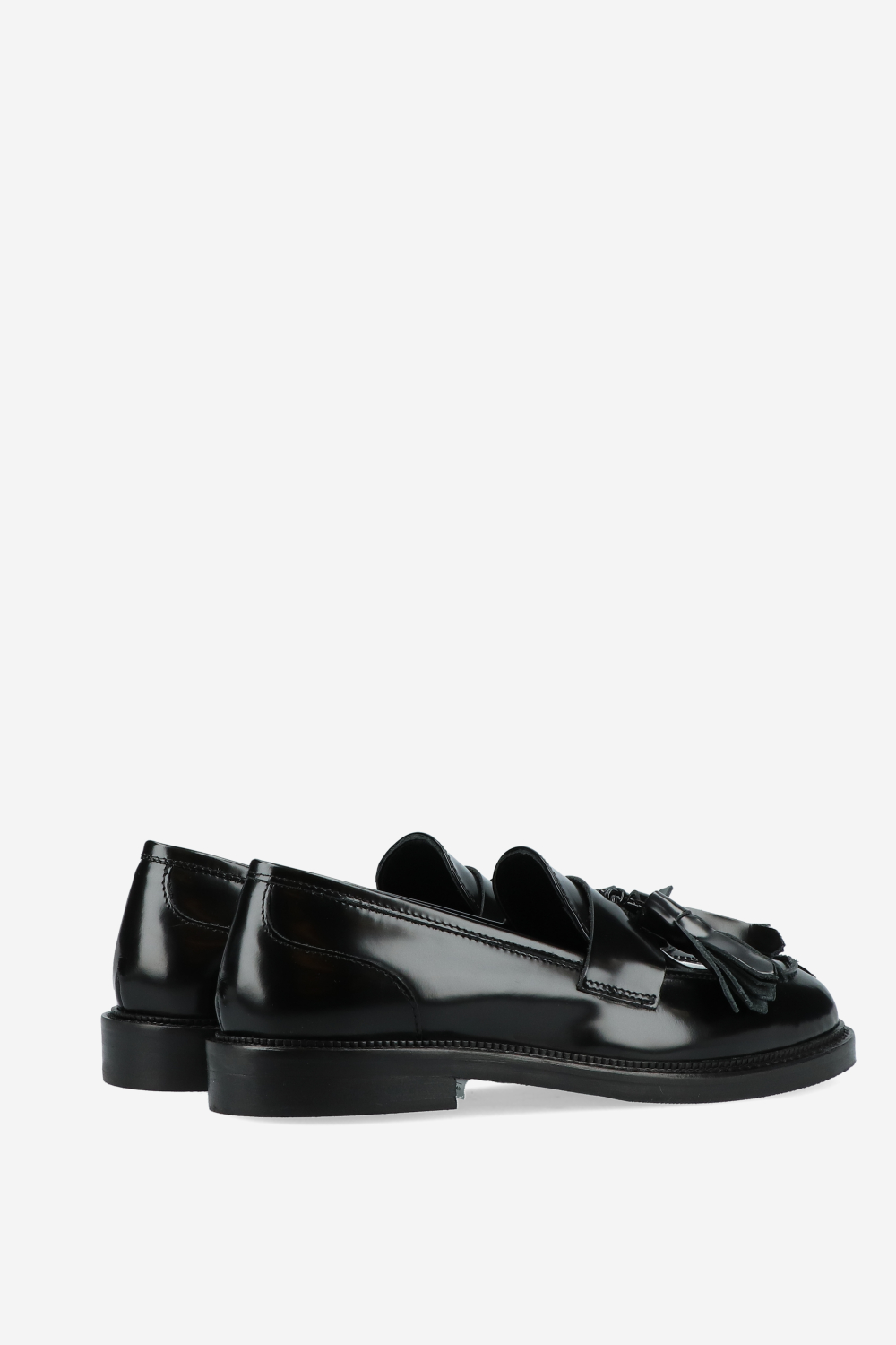 Tassel leather loafers