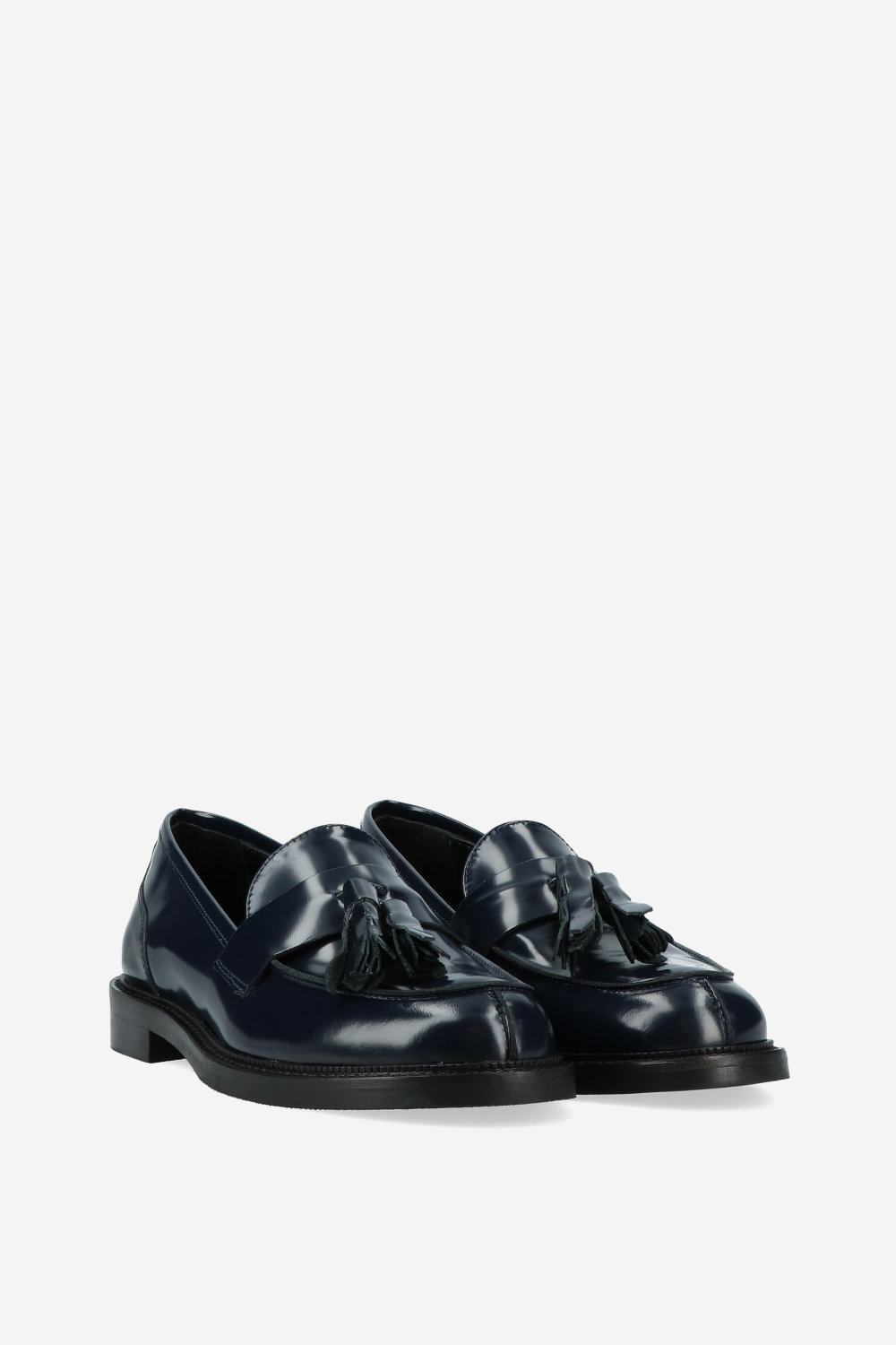 Tassel leather loafers