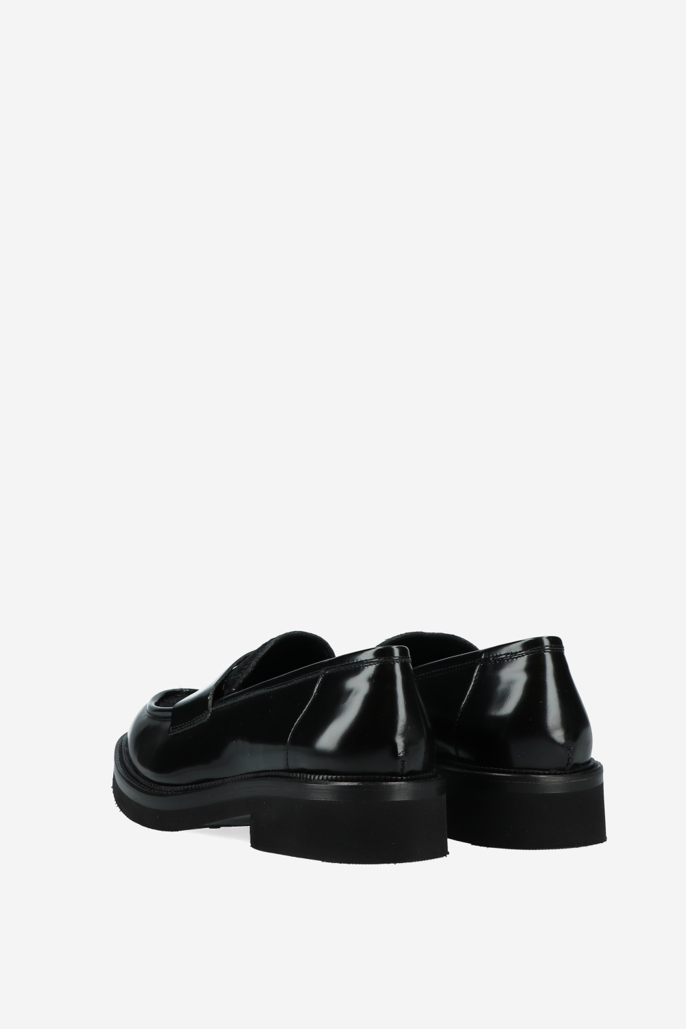 Pony hair leather loafers