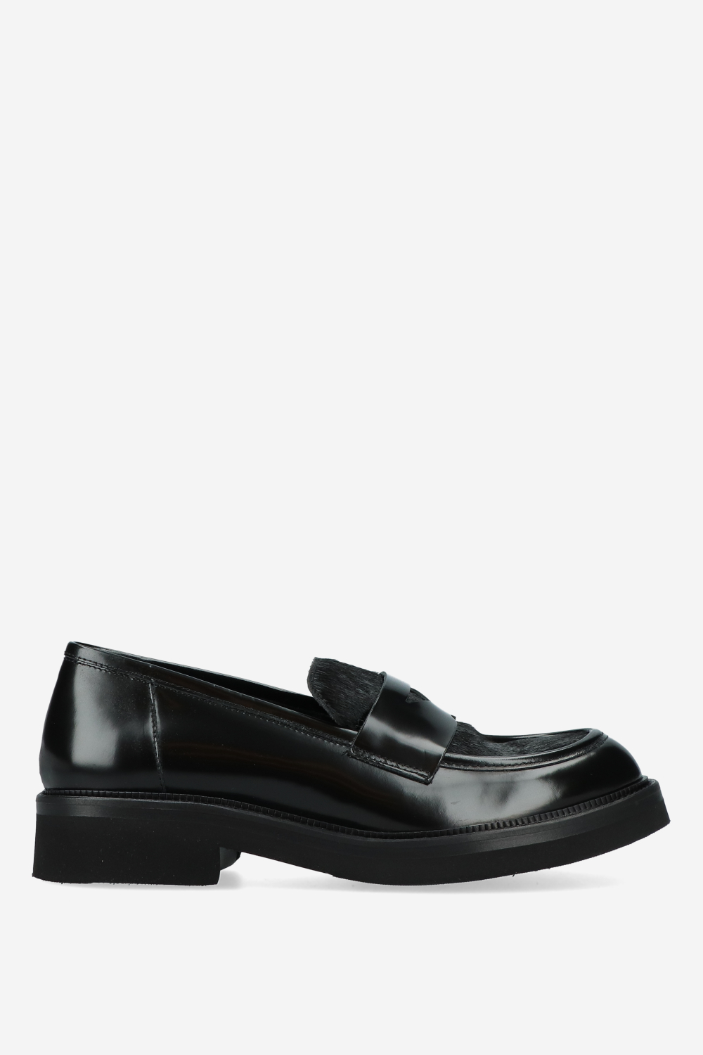 Laura Ricci - Pony hair leather loafers