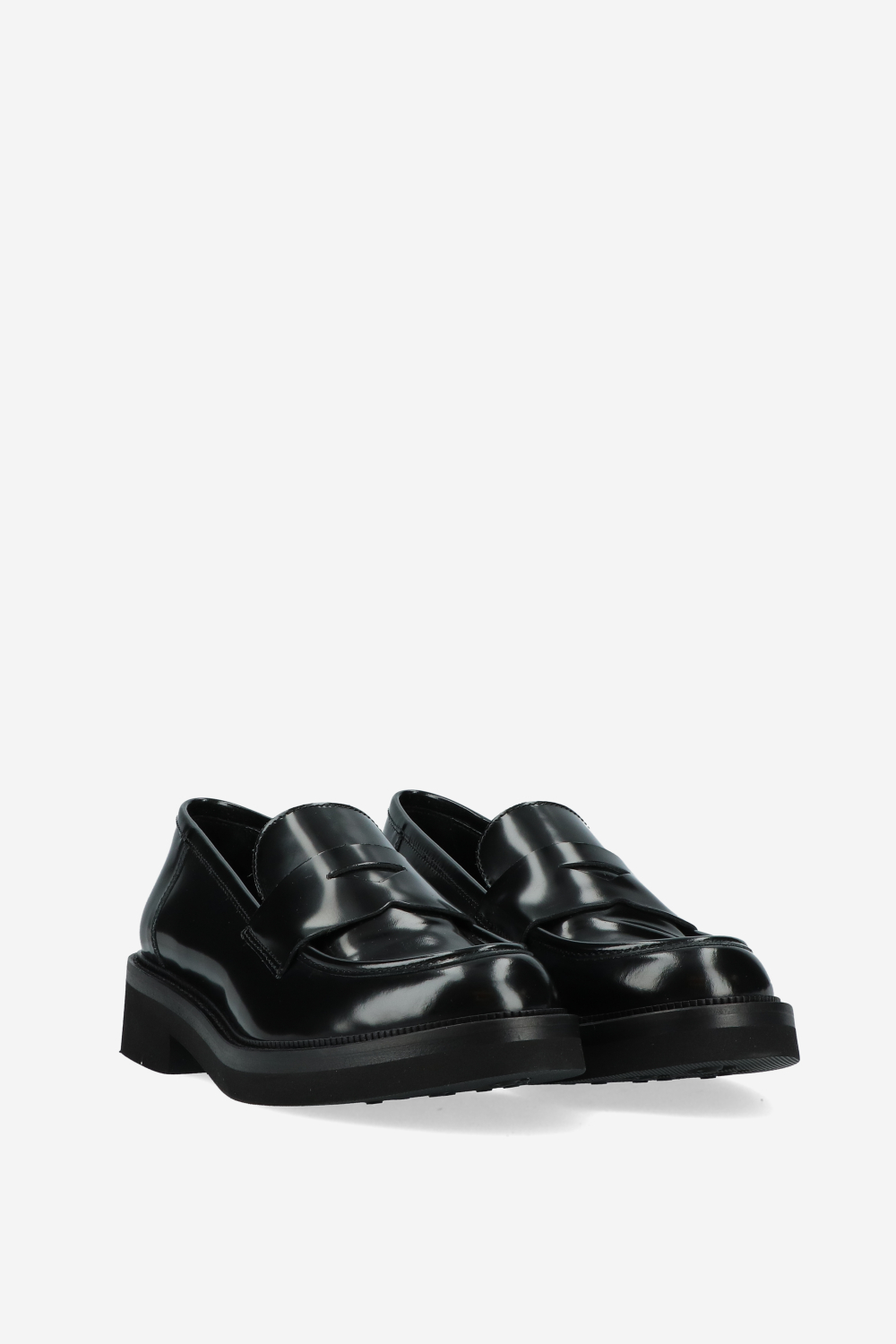 Patent leather loafers