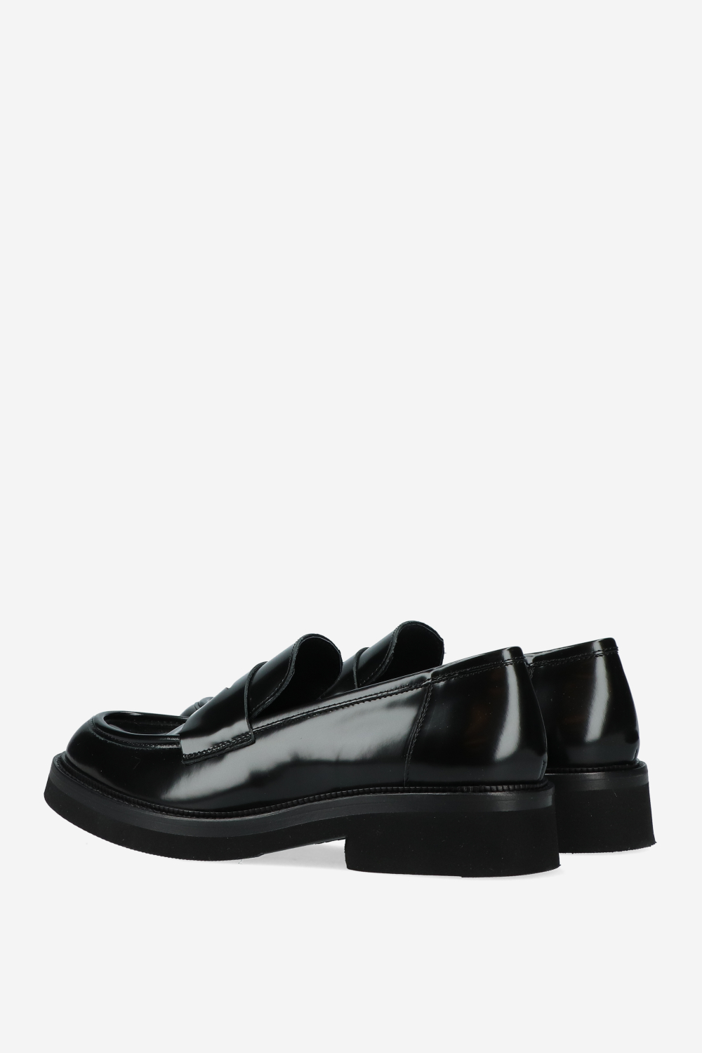 Patent leather loafers