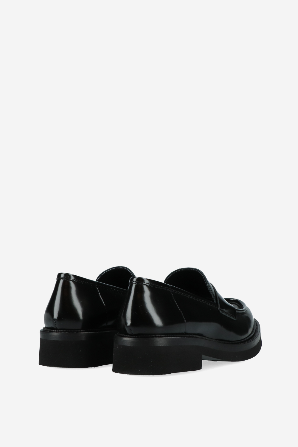 Patent leather loafers