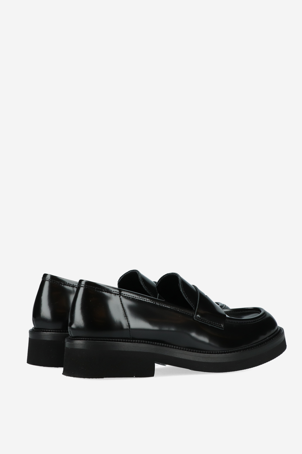 Patent leather loafers