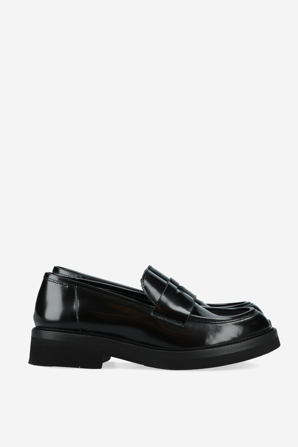 Patent leather loafers