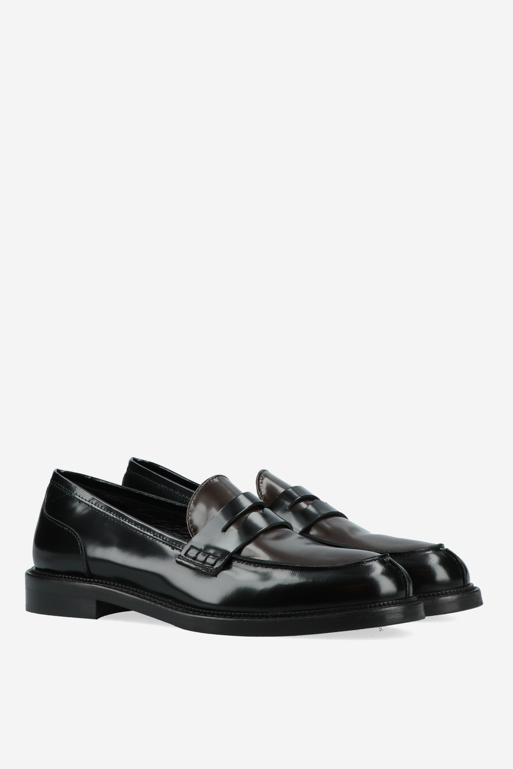 Laura Ricci - Polished leather loafers