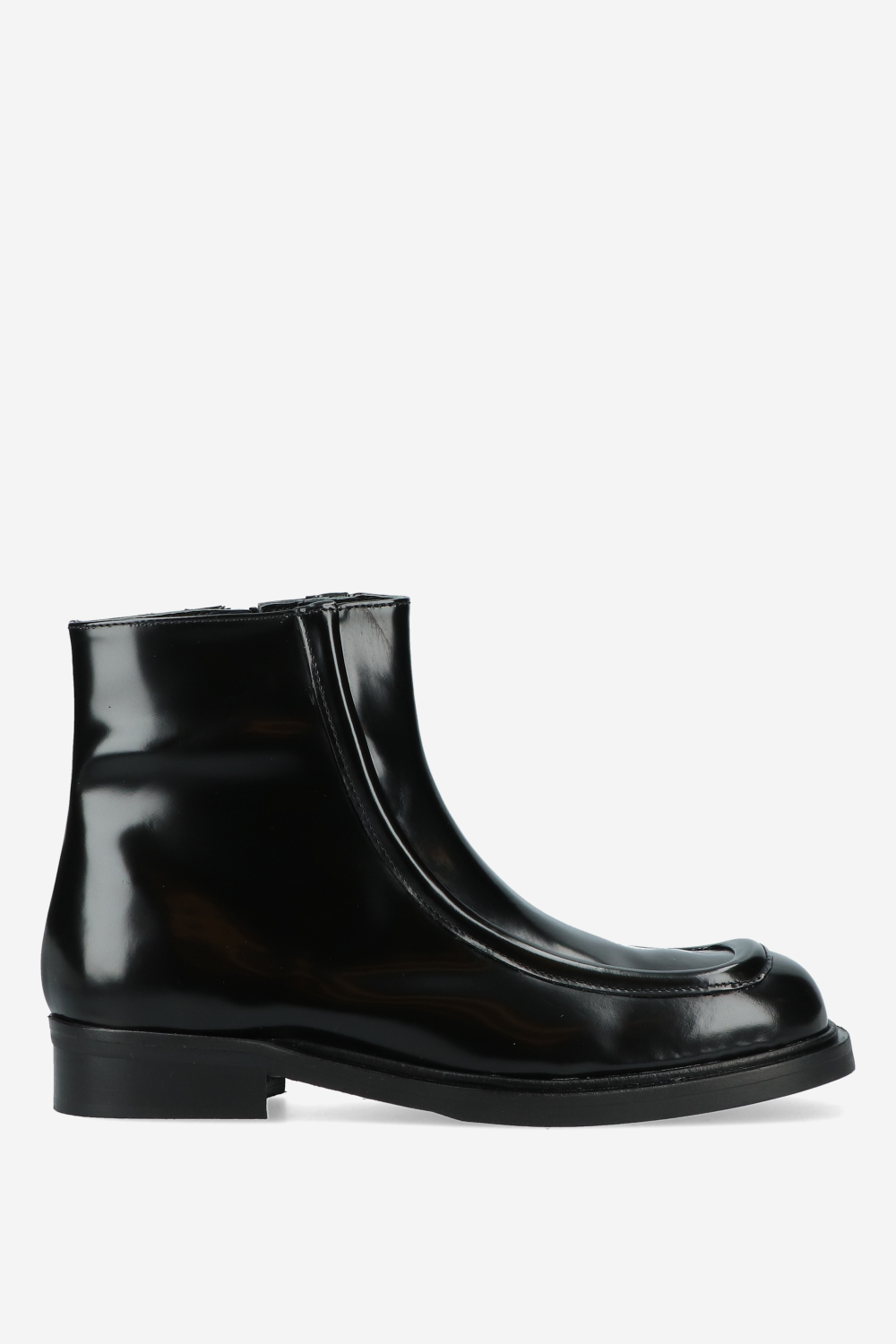 Laura Ricci - Polished leather ankle boots