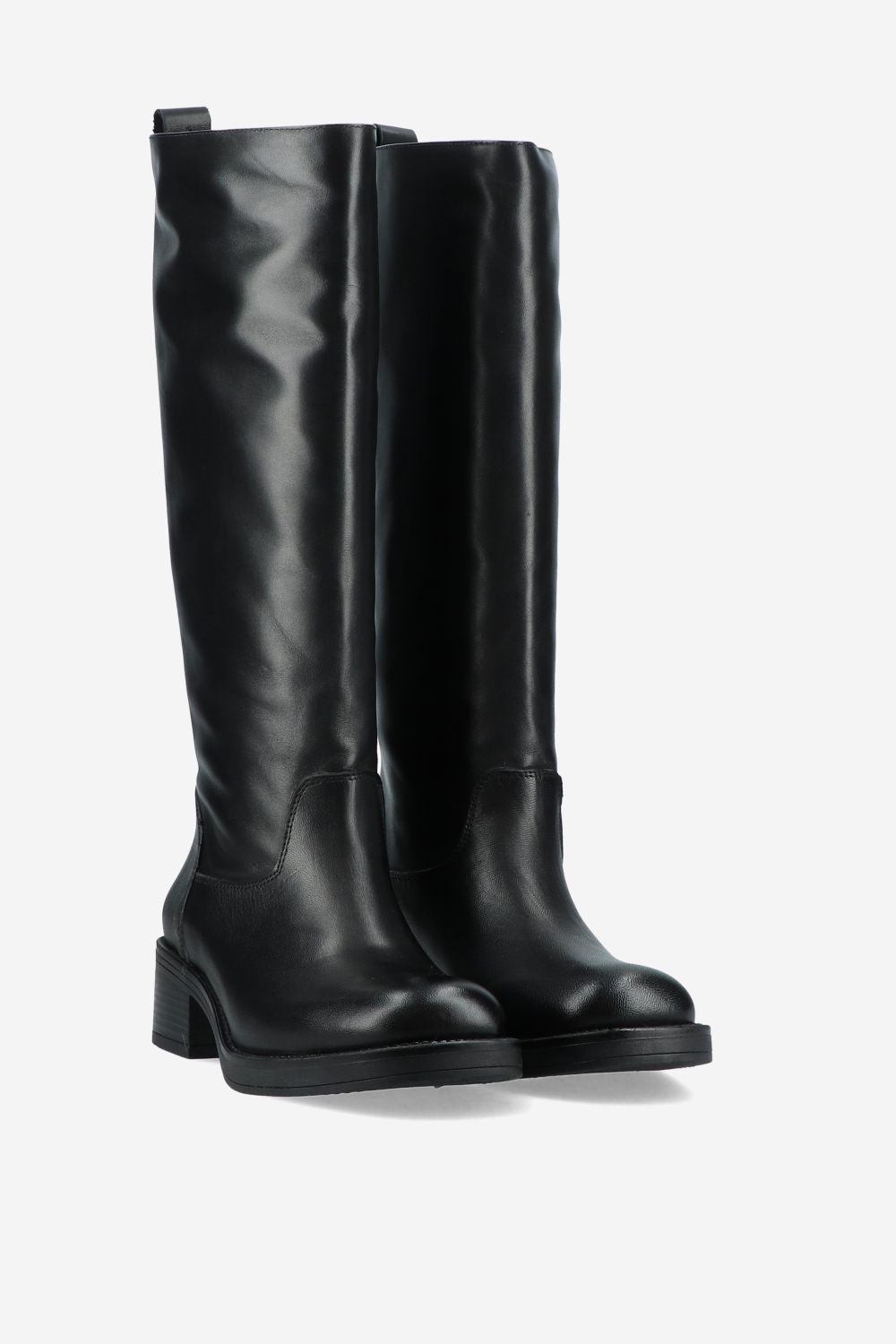 Knee-high leather boots