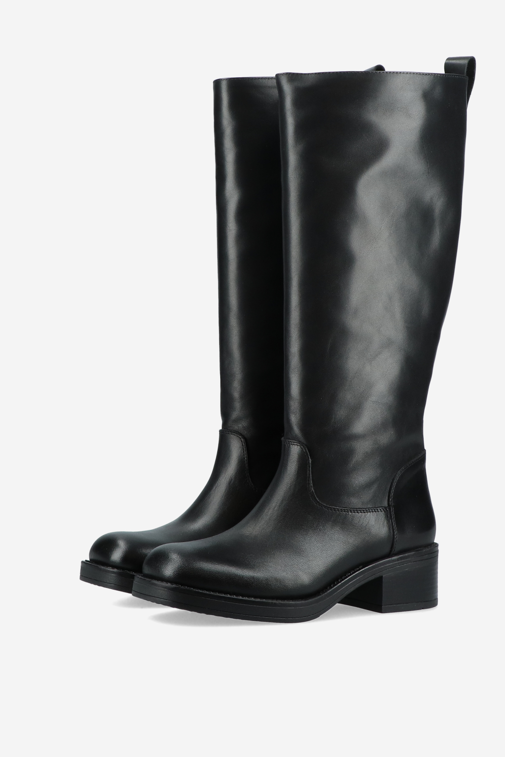 Knee-high leather boots