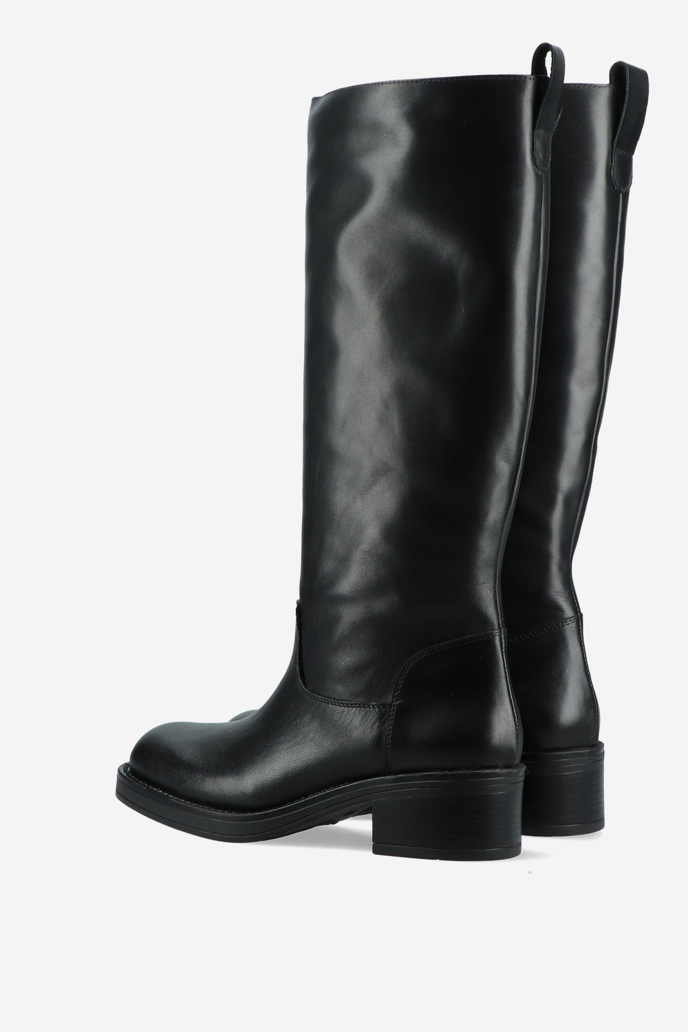 Knee-high leather boots