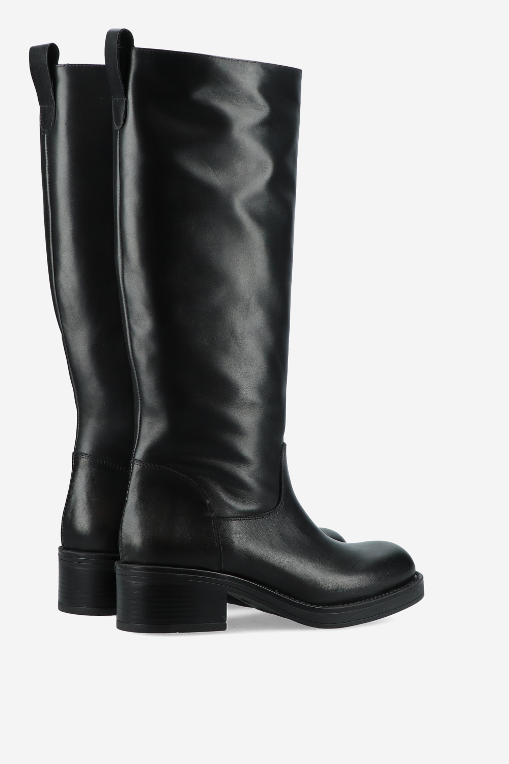 Knee-high leather boots