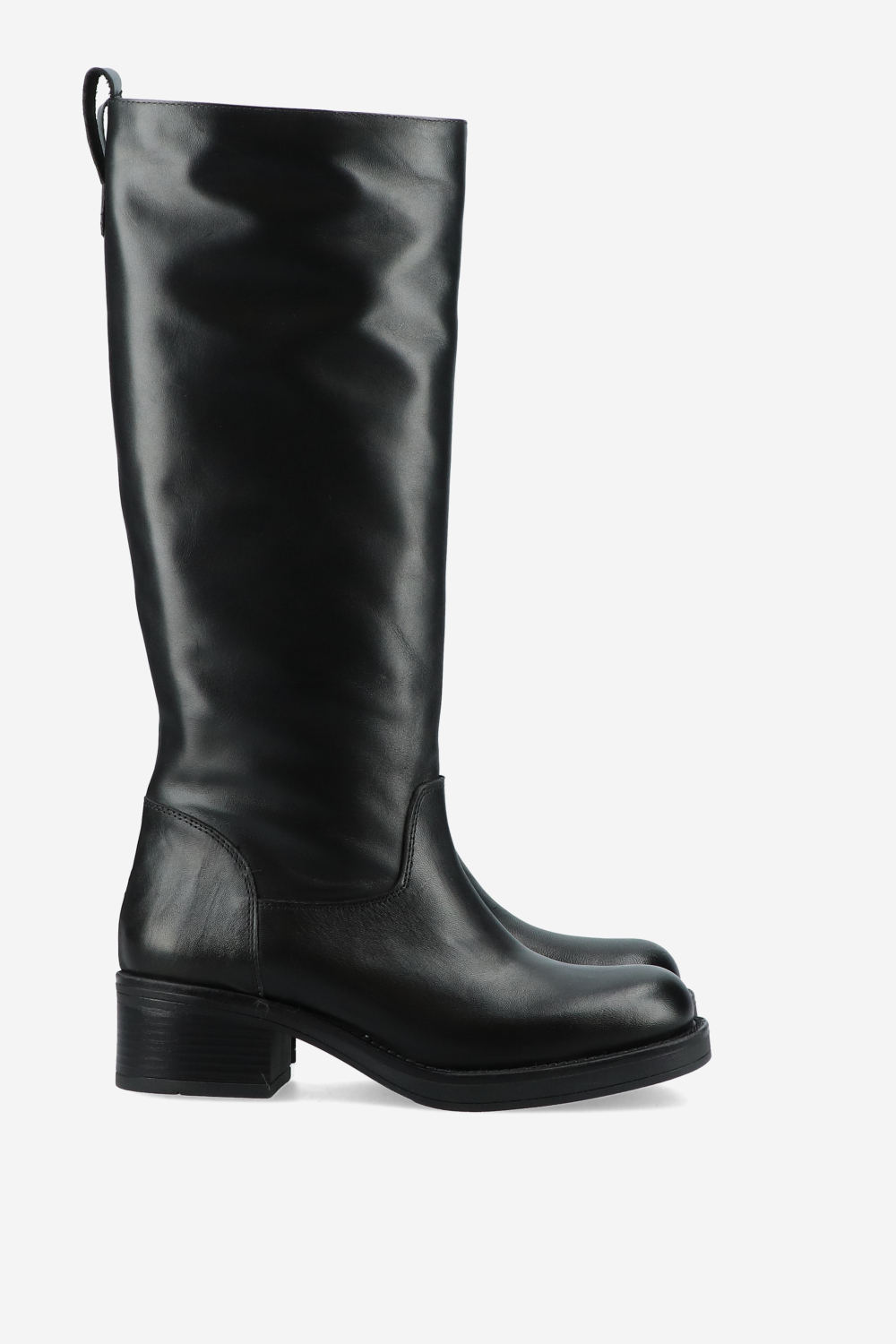 Knee-high leather boots