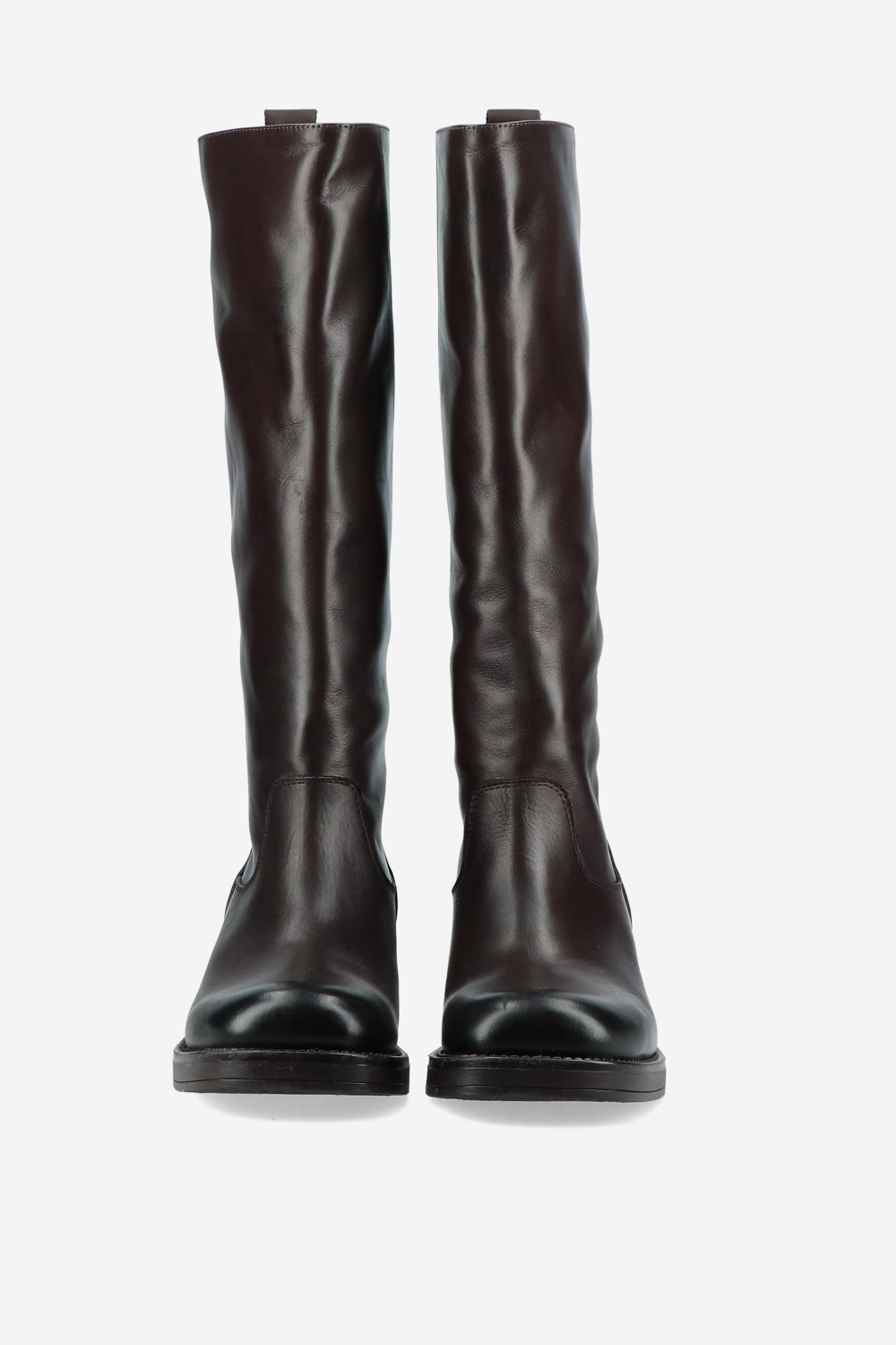 Knee-high leather boots