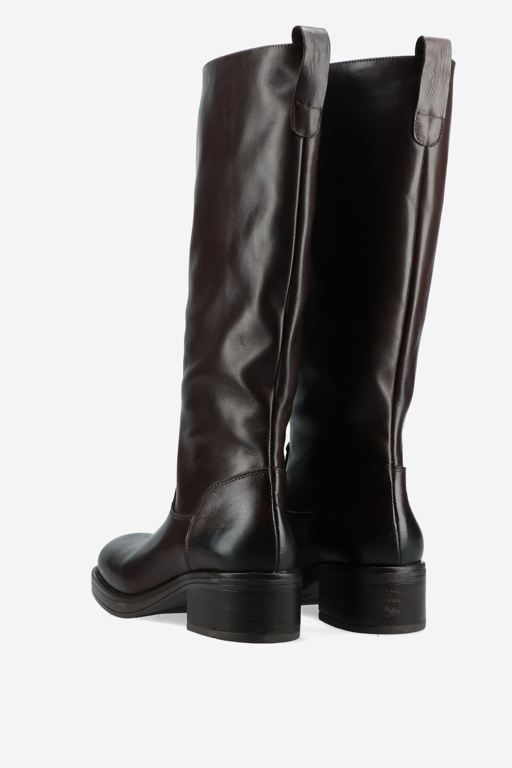 Knee-high leather boots