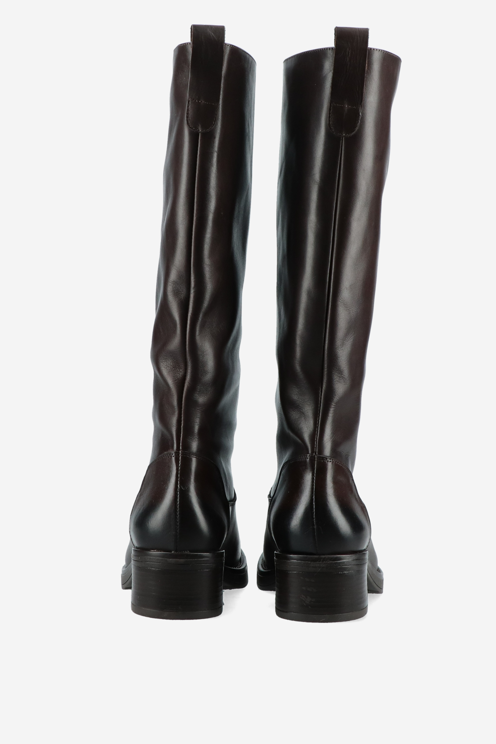 Knee-high leather boots
