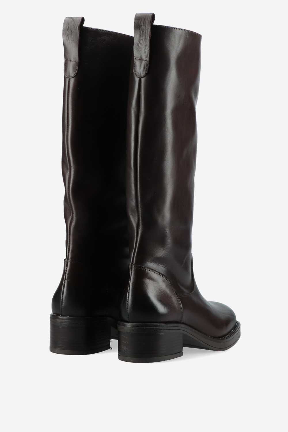Knee-high leather boots