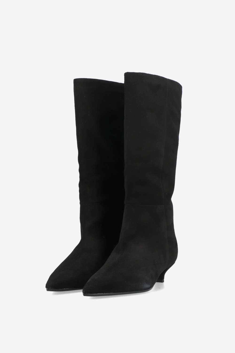 Slouchy suede boots
