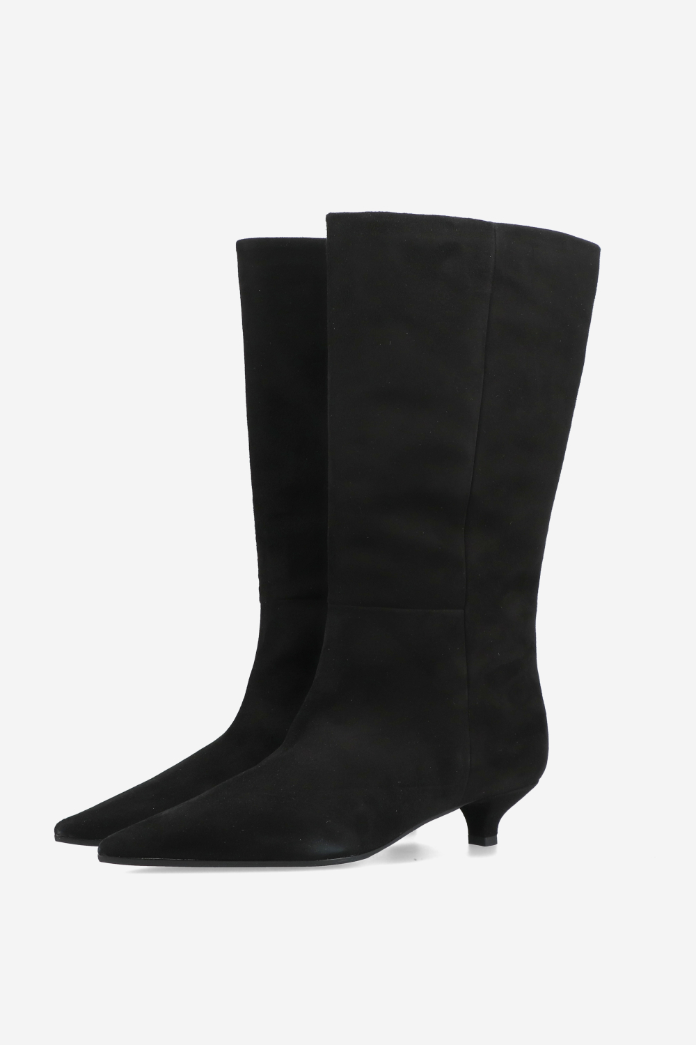 Slouchy suede boots