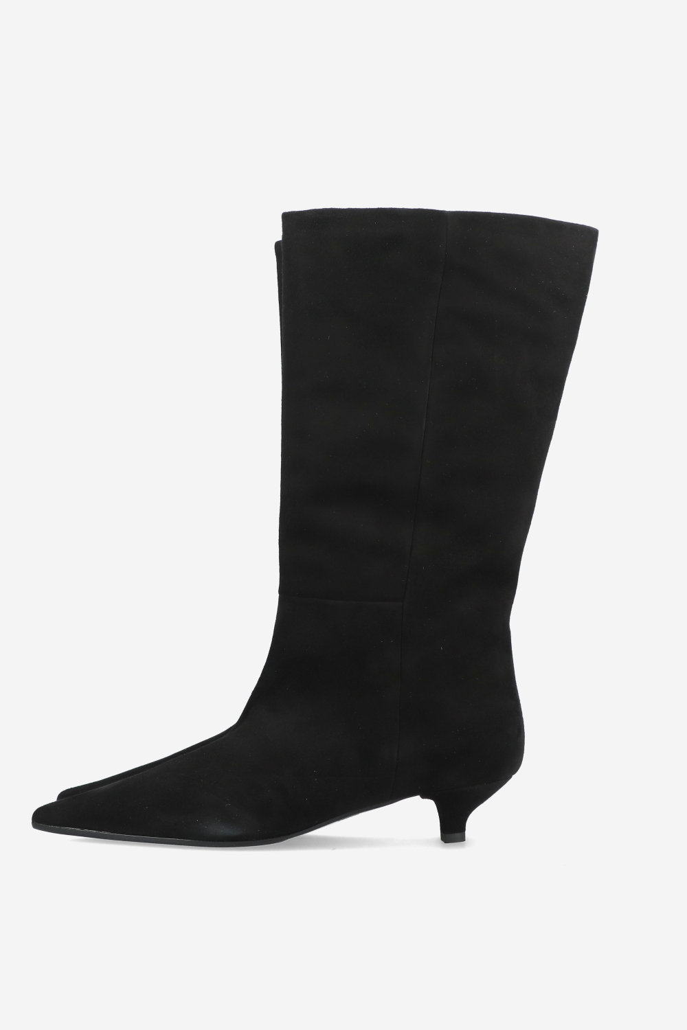 Slouchy suede boots