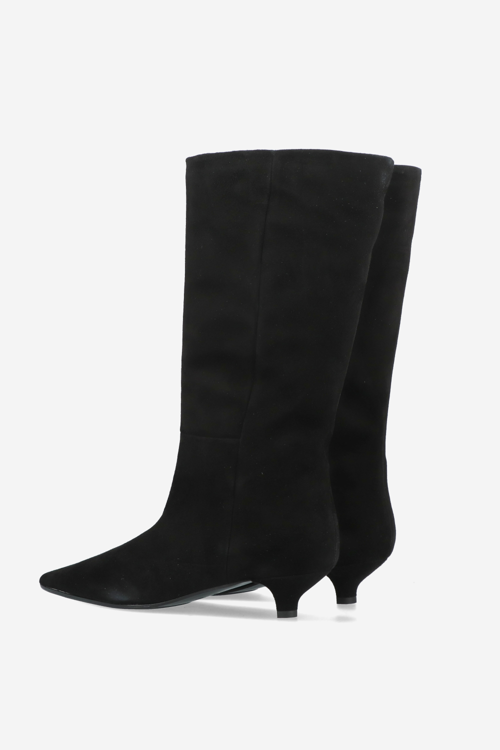 Slouchy suede boots