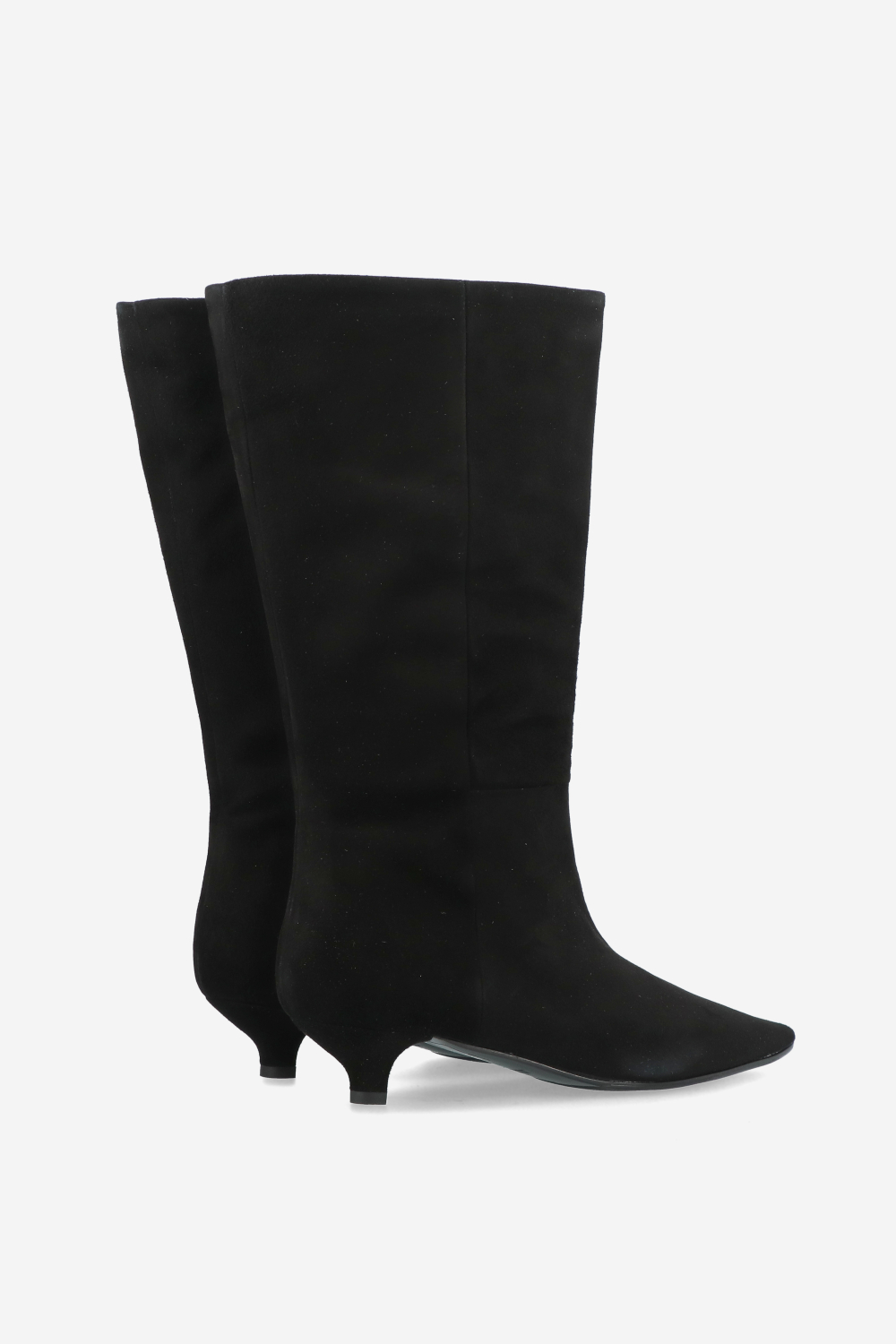 Slouchy suede boots