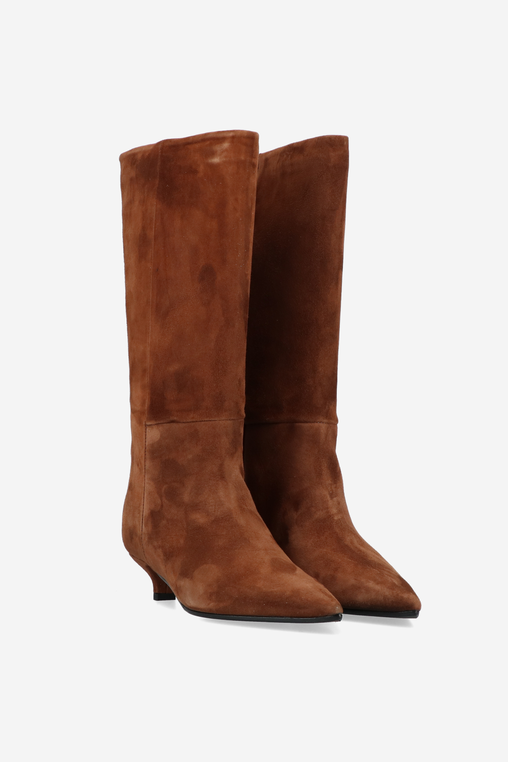 Slouchy suede boots