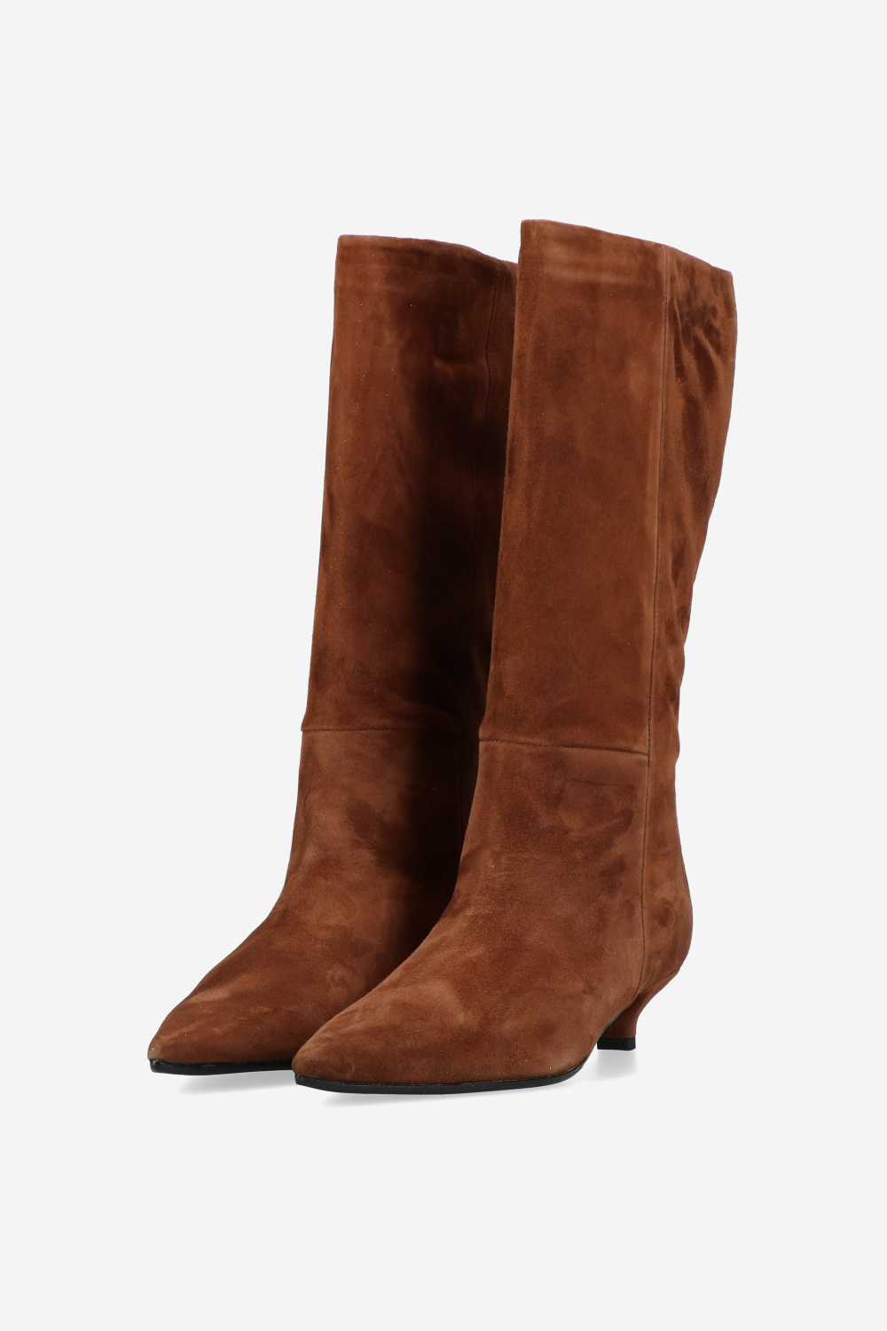 Slouchy suede boots