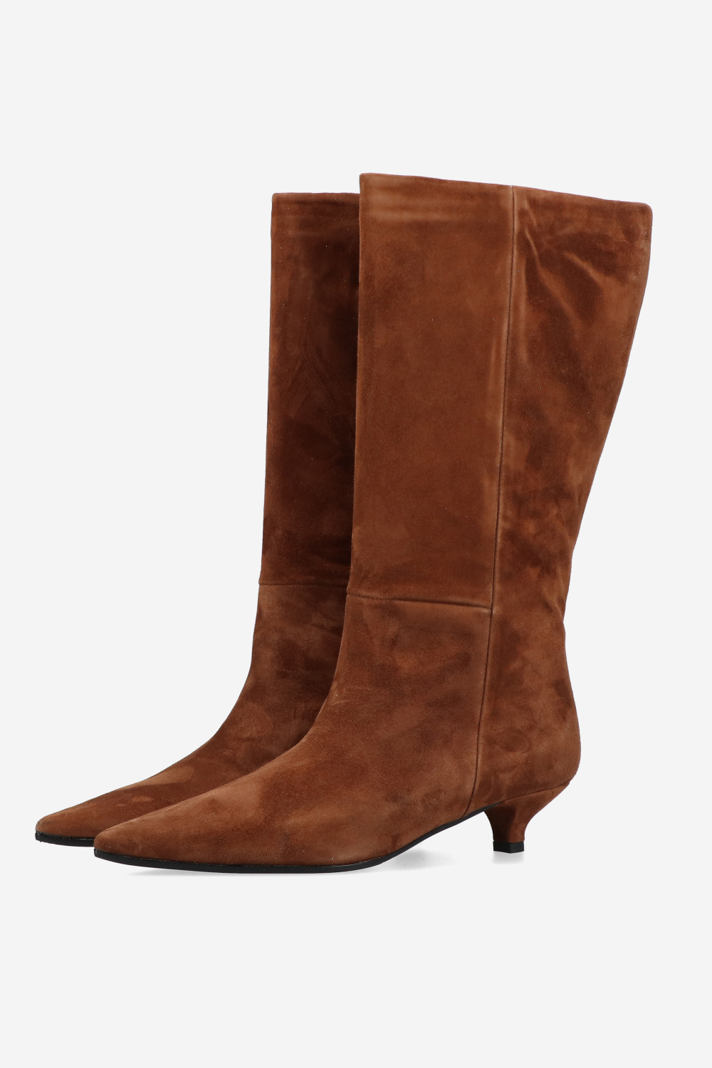 Slouchy suede boots