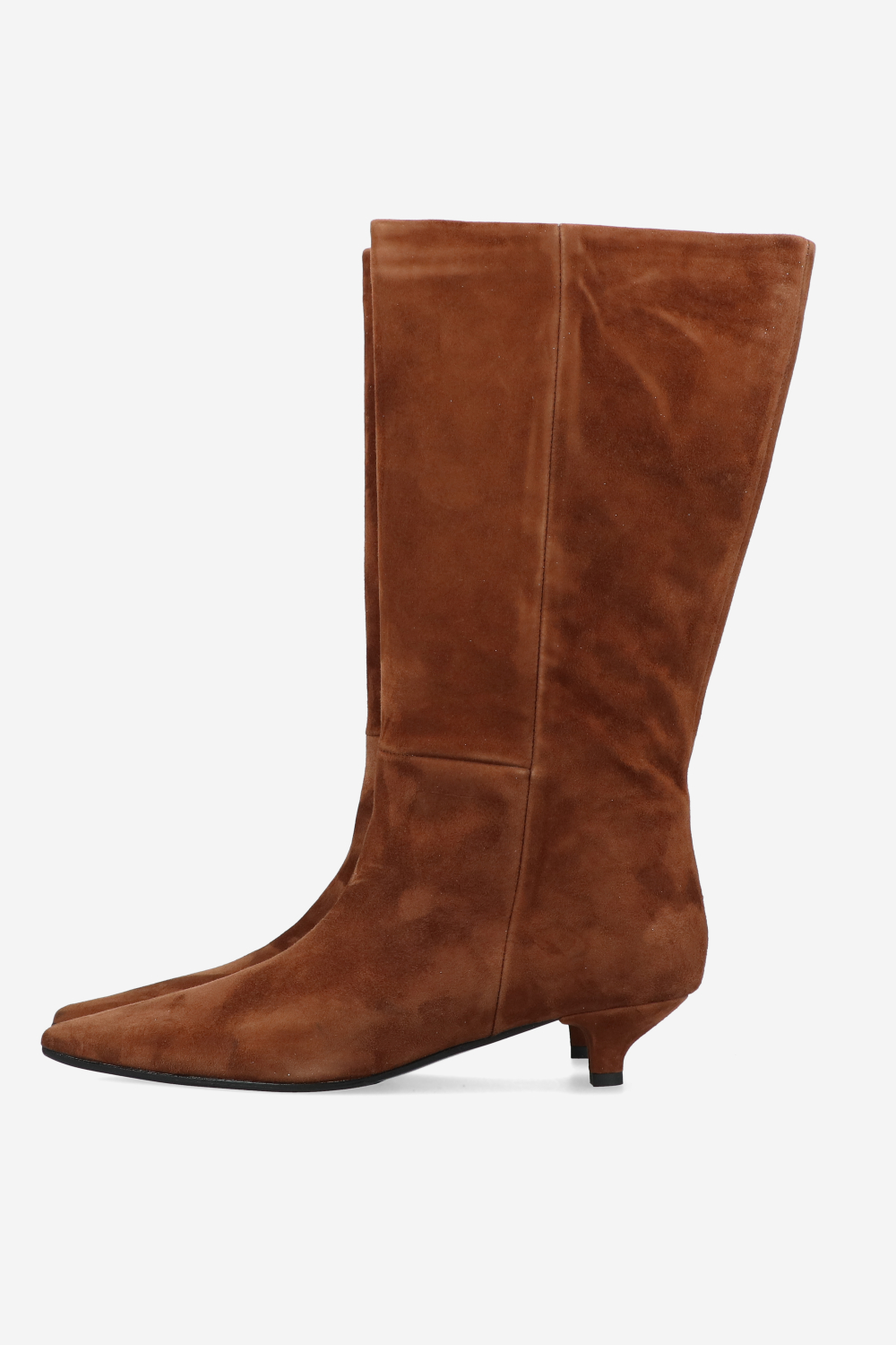Slouchy suede boots