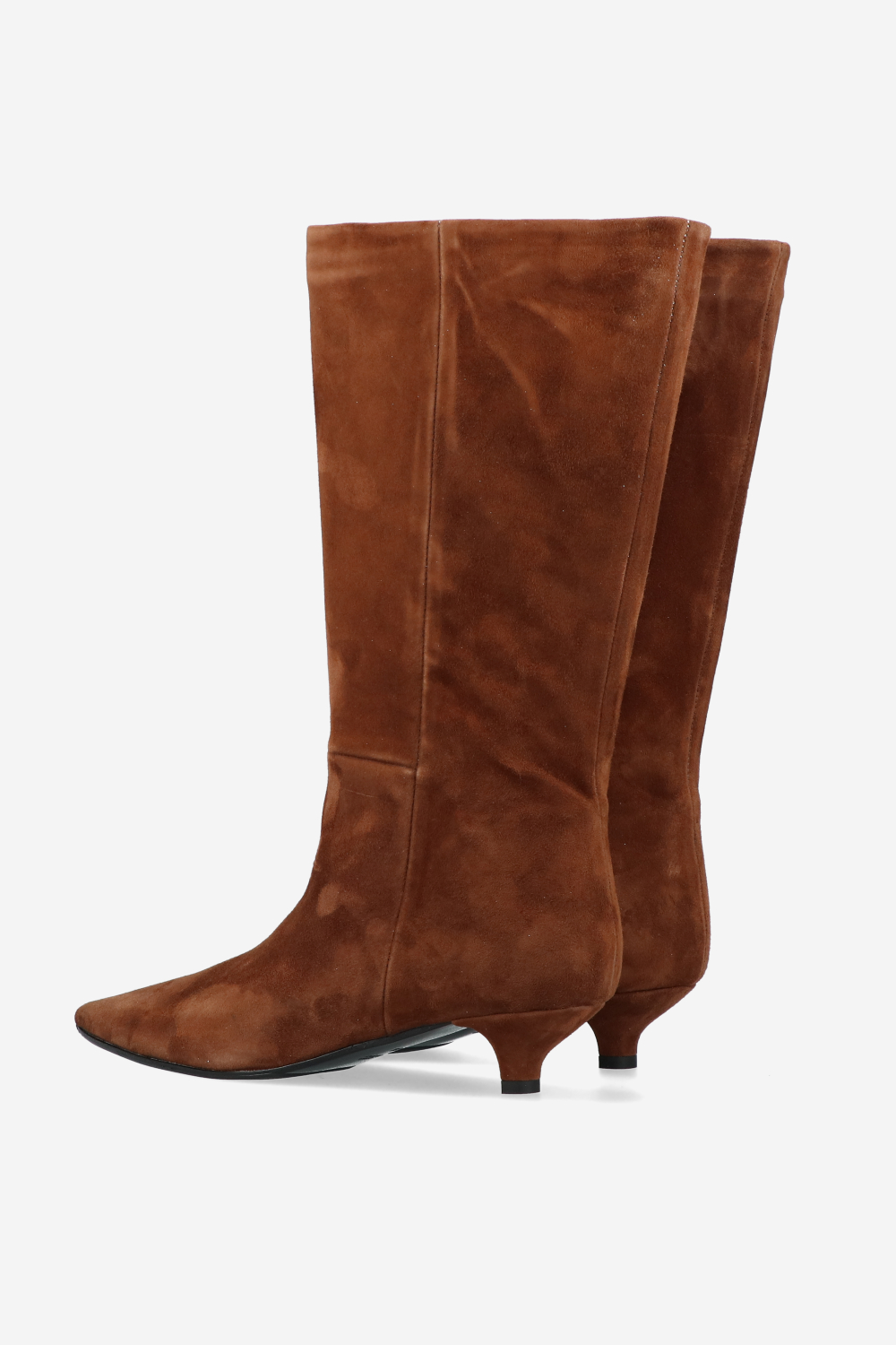 Slouchy suede boots