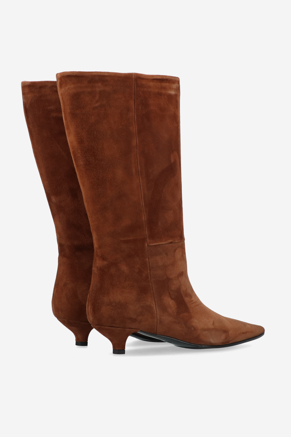 Slouchy suede boots