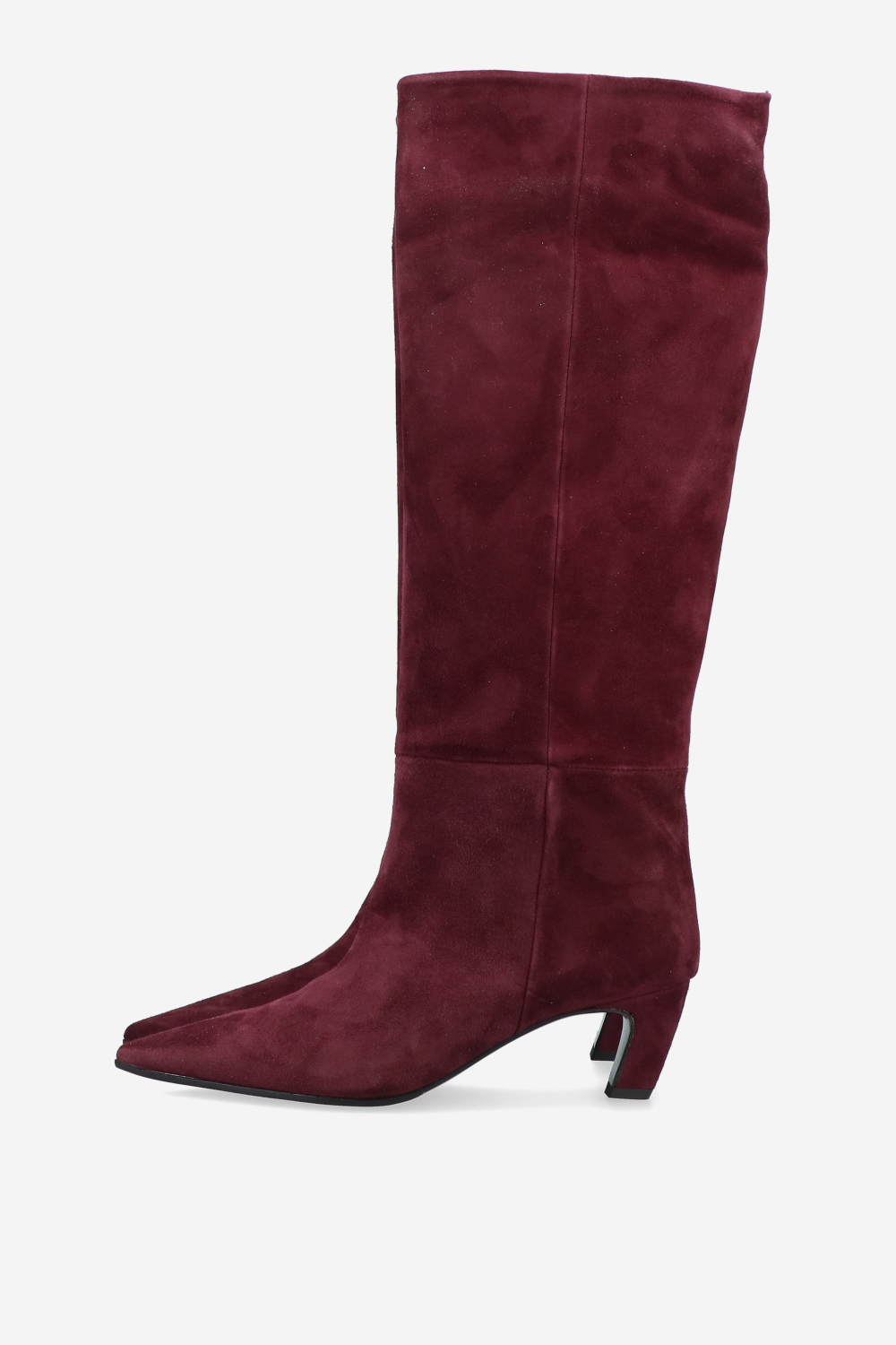 Slouchy suede high boots