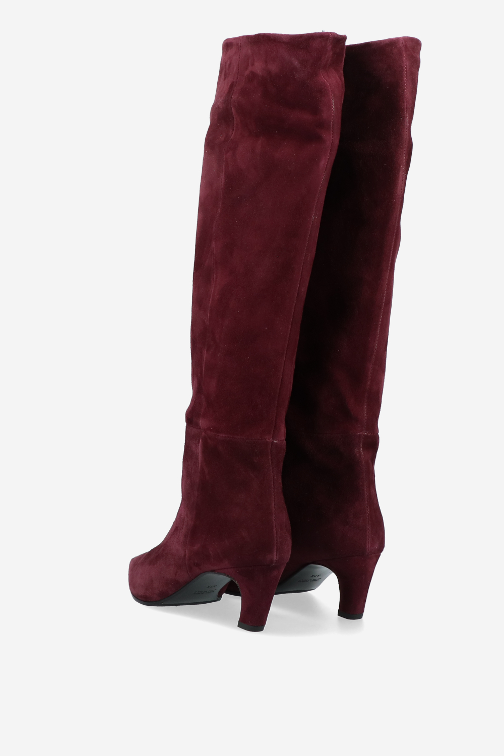 Slouchy suede high boots