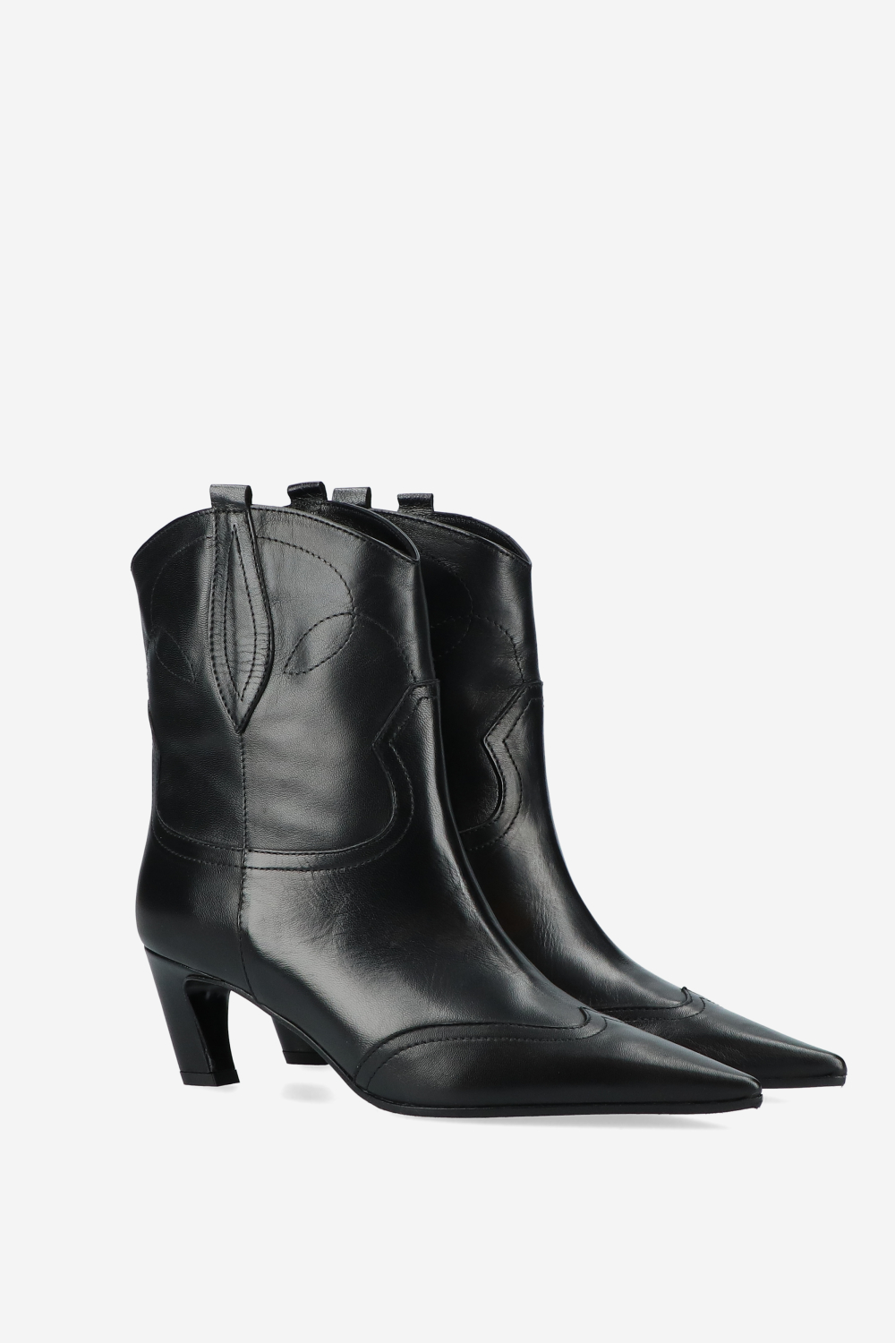 Laura Ricci - Pointed-toe leather boots
