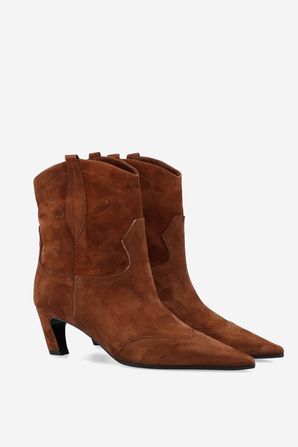 Laura Ricci - Pointed-toe suede boots