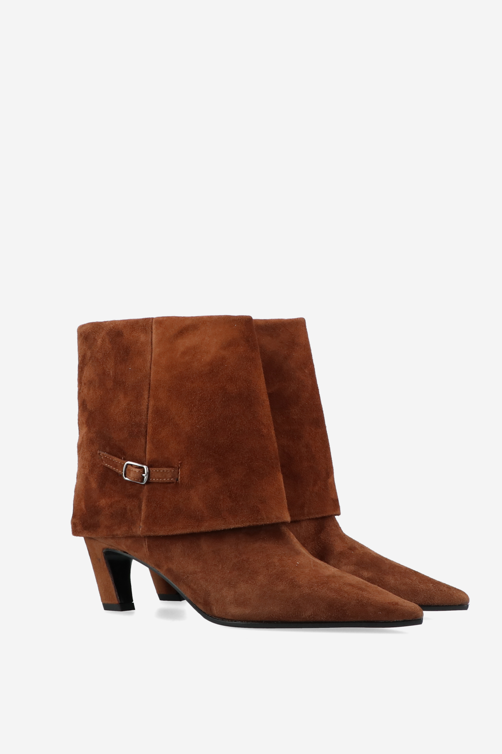 Laura Ricci - Suede fold-over ankle boots