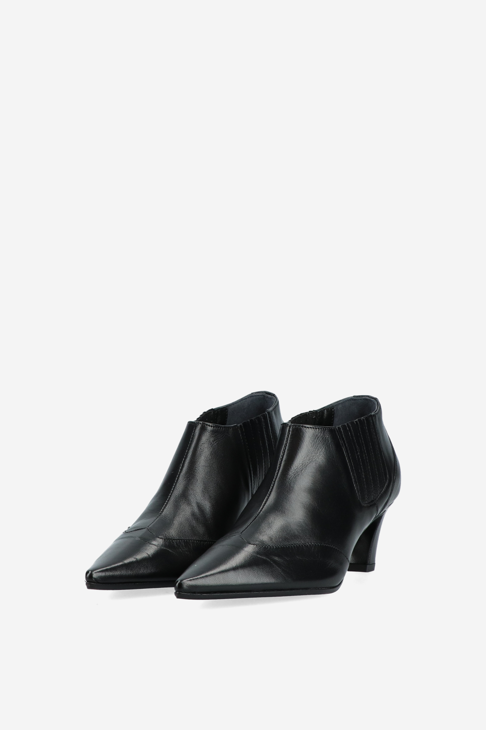 Leather ankle boots