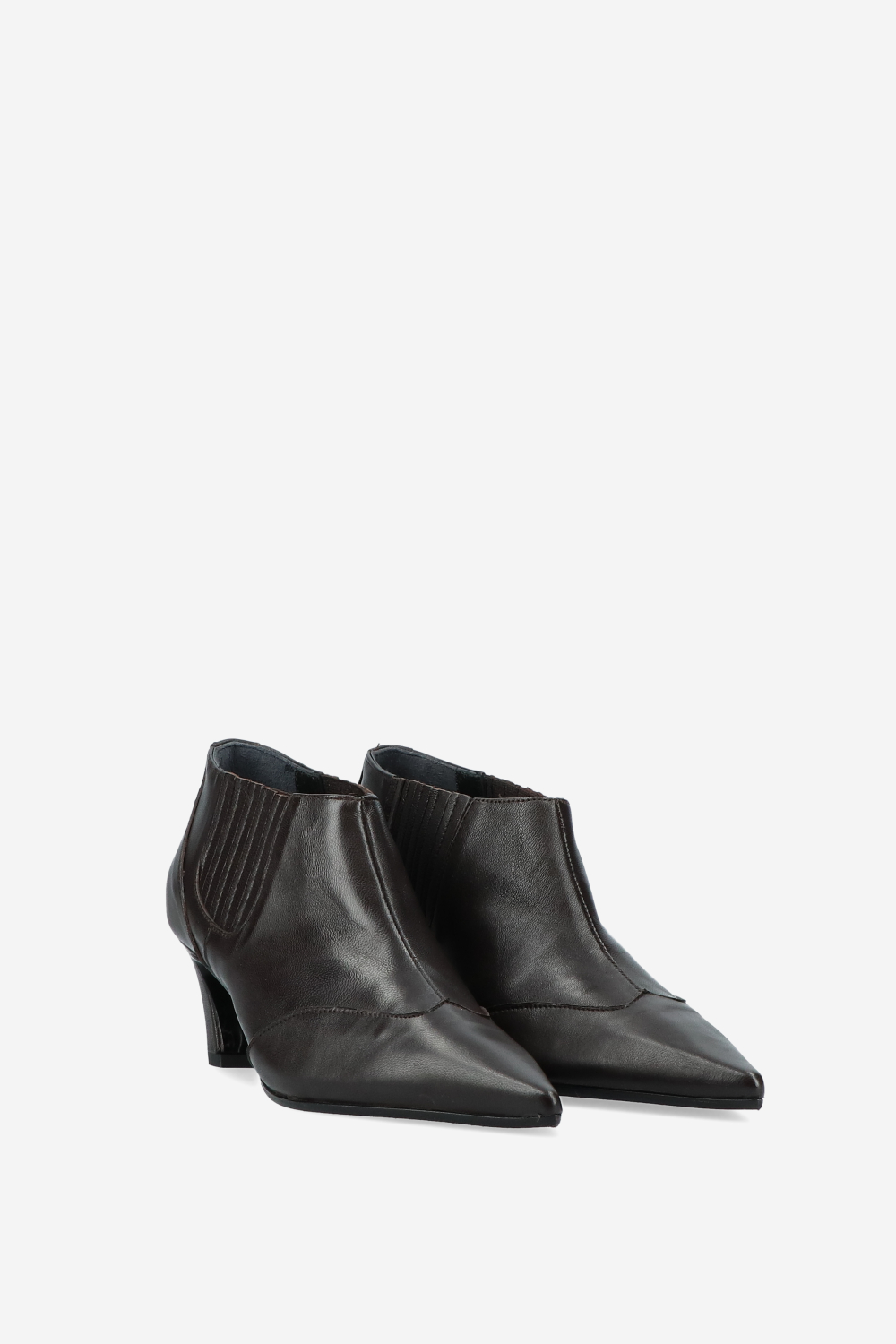 Leather ankle boots