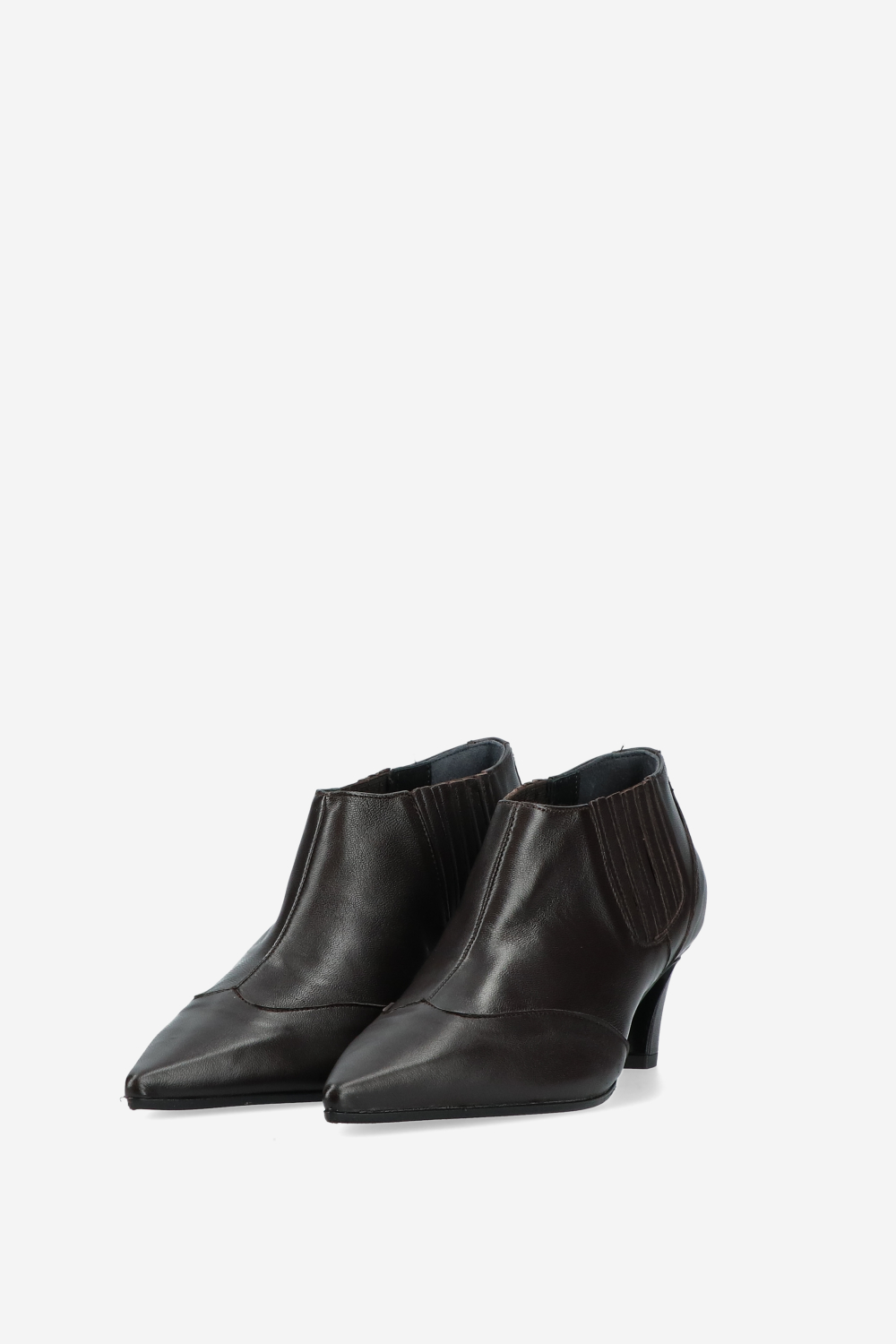Leather ankle boots