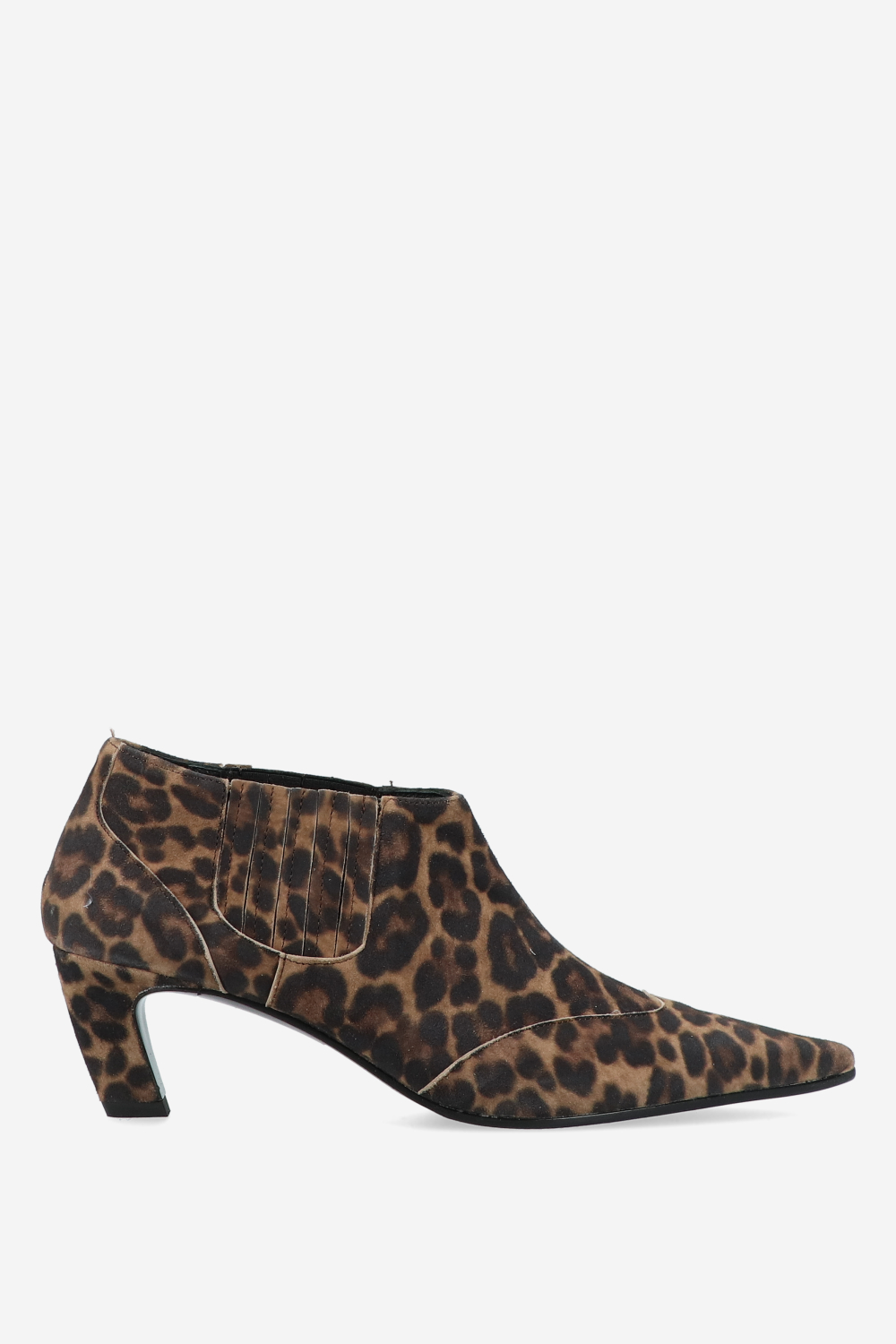 Laura Ricci - Printed suede ankle boots
