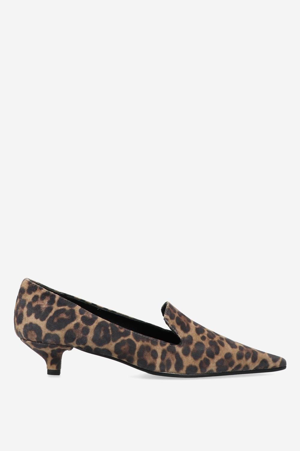 Laura Ricci - Pointed-toe printed suede pumps