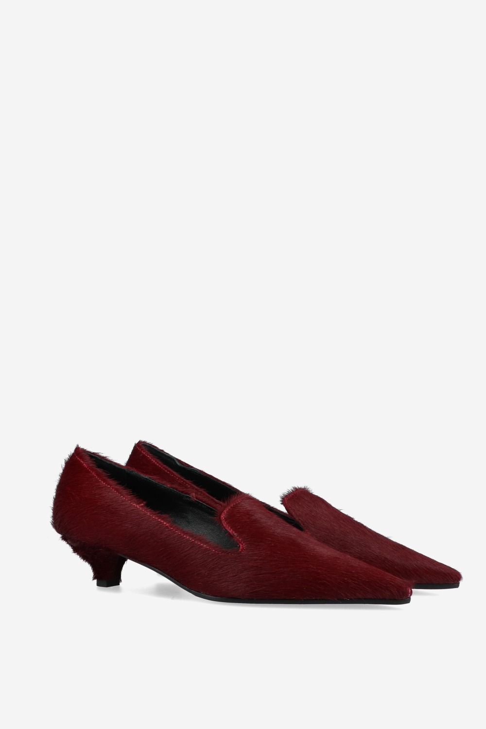 Laura Ricci - Pointed-toe pony hair pumps