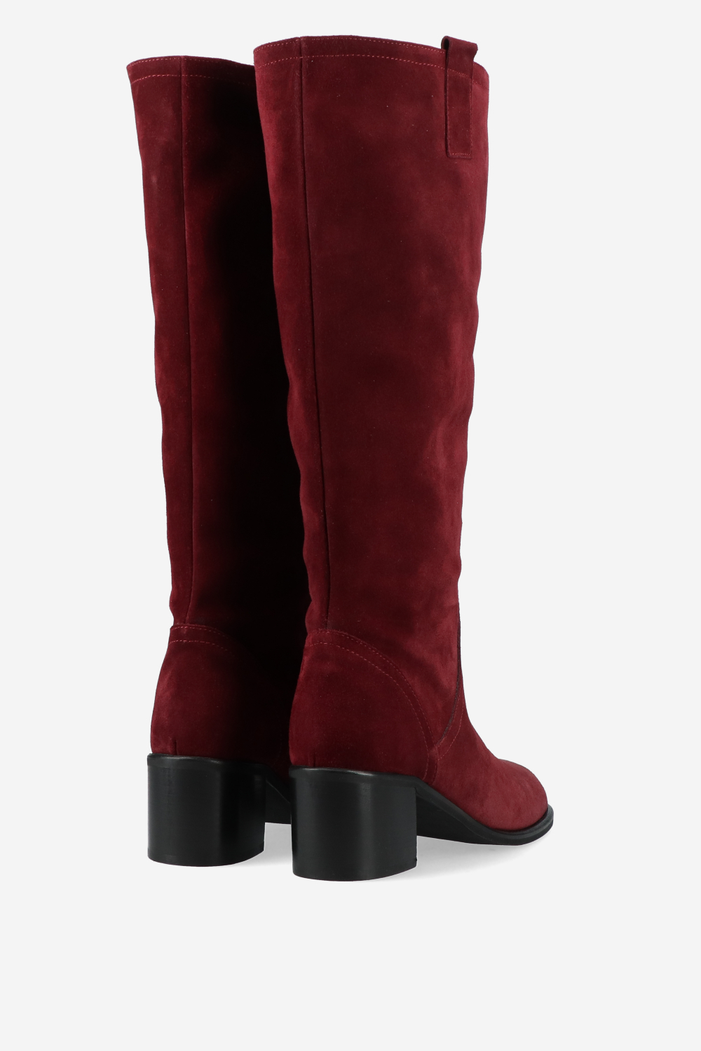 Slouchy suede high boots